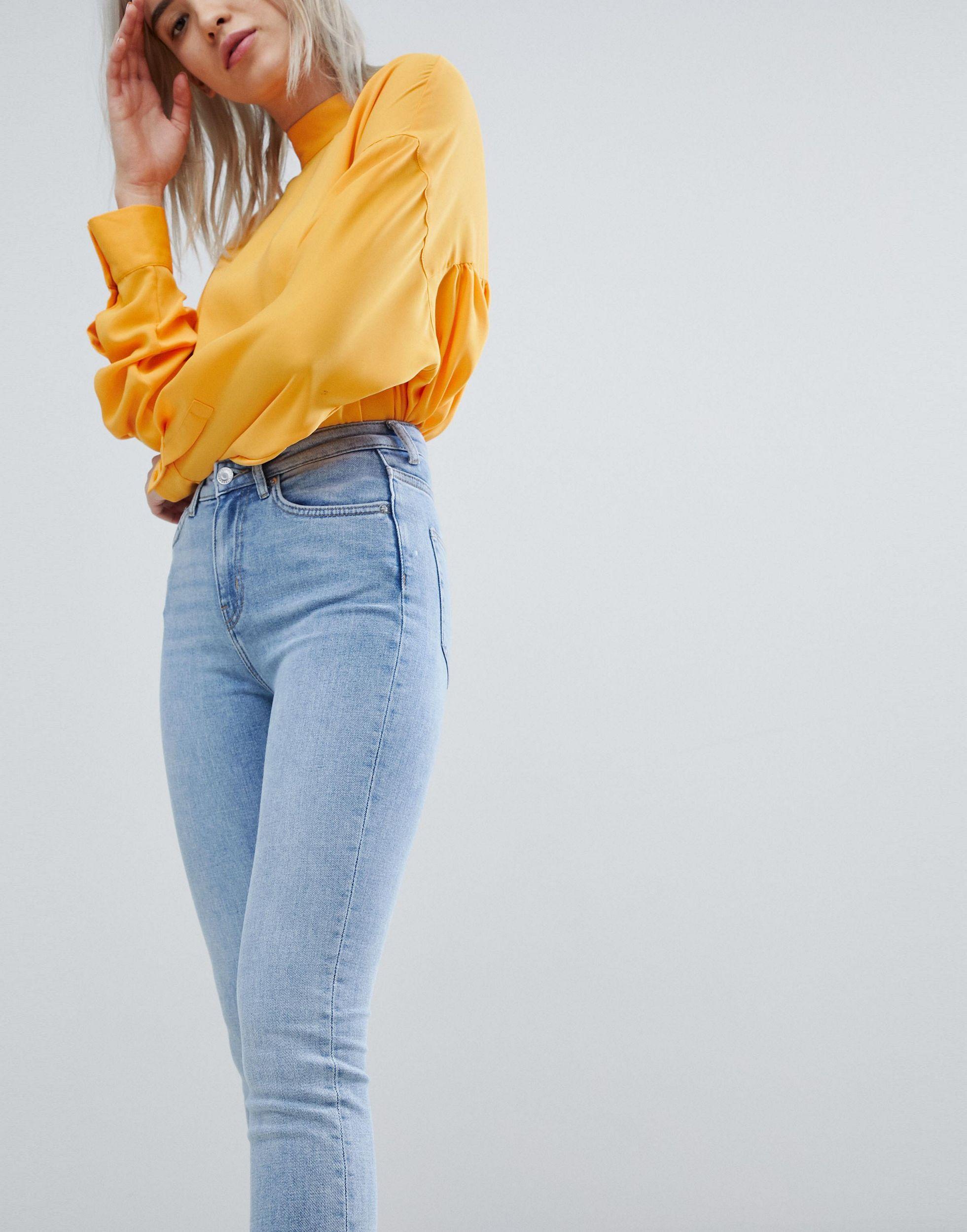 weekday way blue love jeans