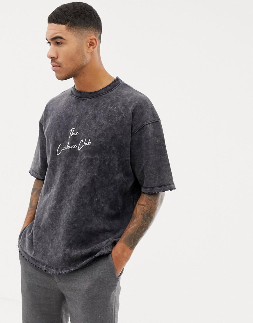 oversized washed t shirt