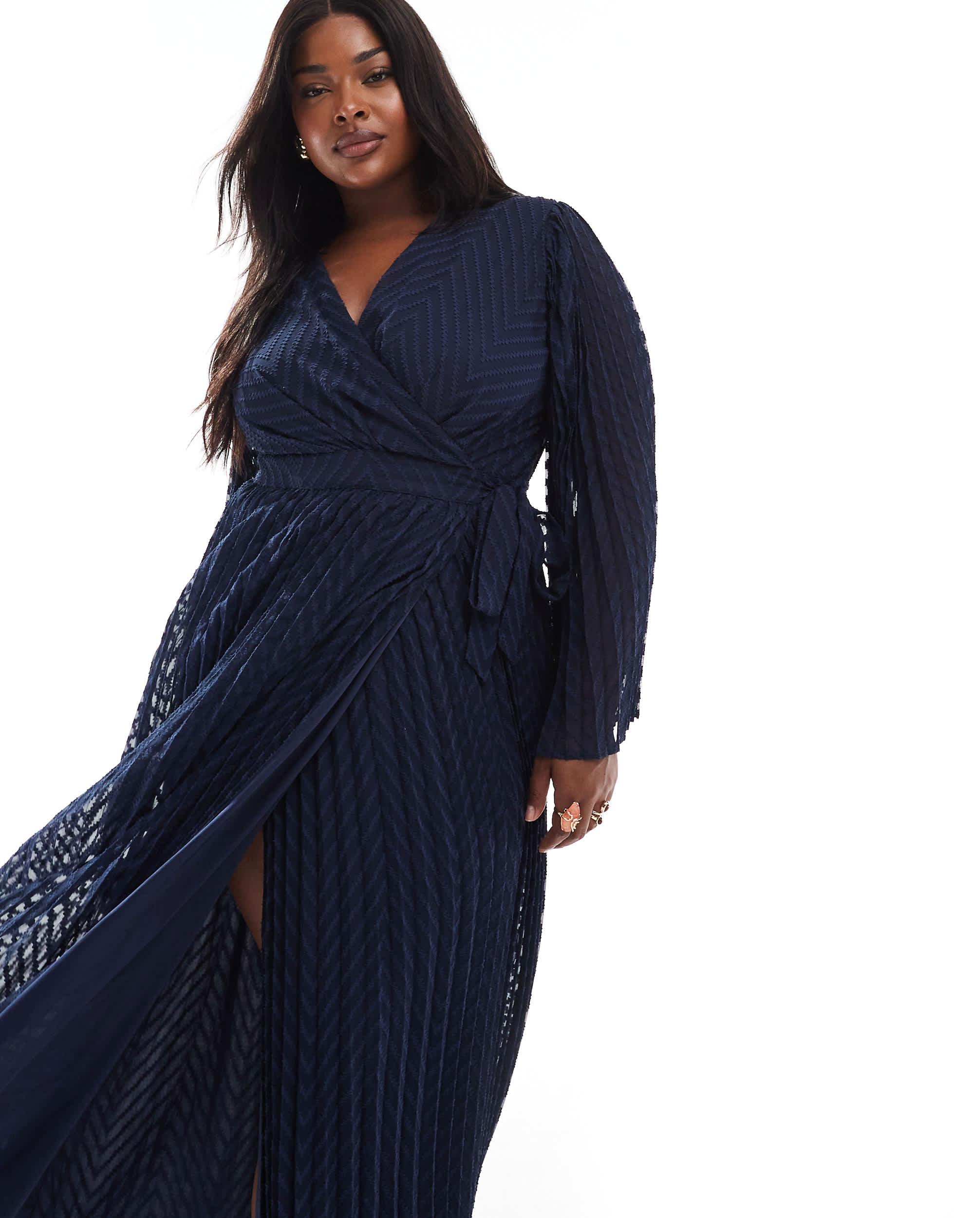 Tfnc Wrap Maxi Bridesmaid Dress Asos TFNC Bridesmaids Flare Sleeve Cut-out  Maxi Dress With Bow
