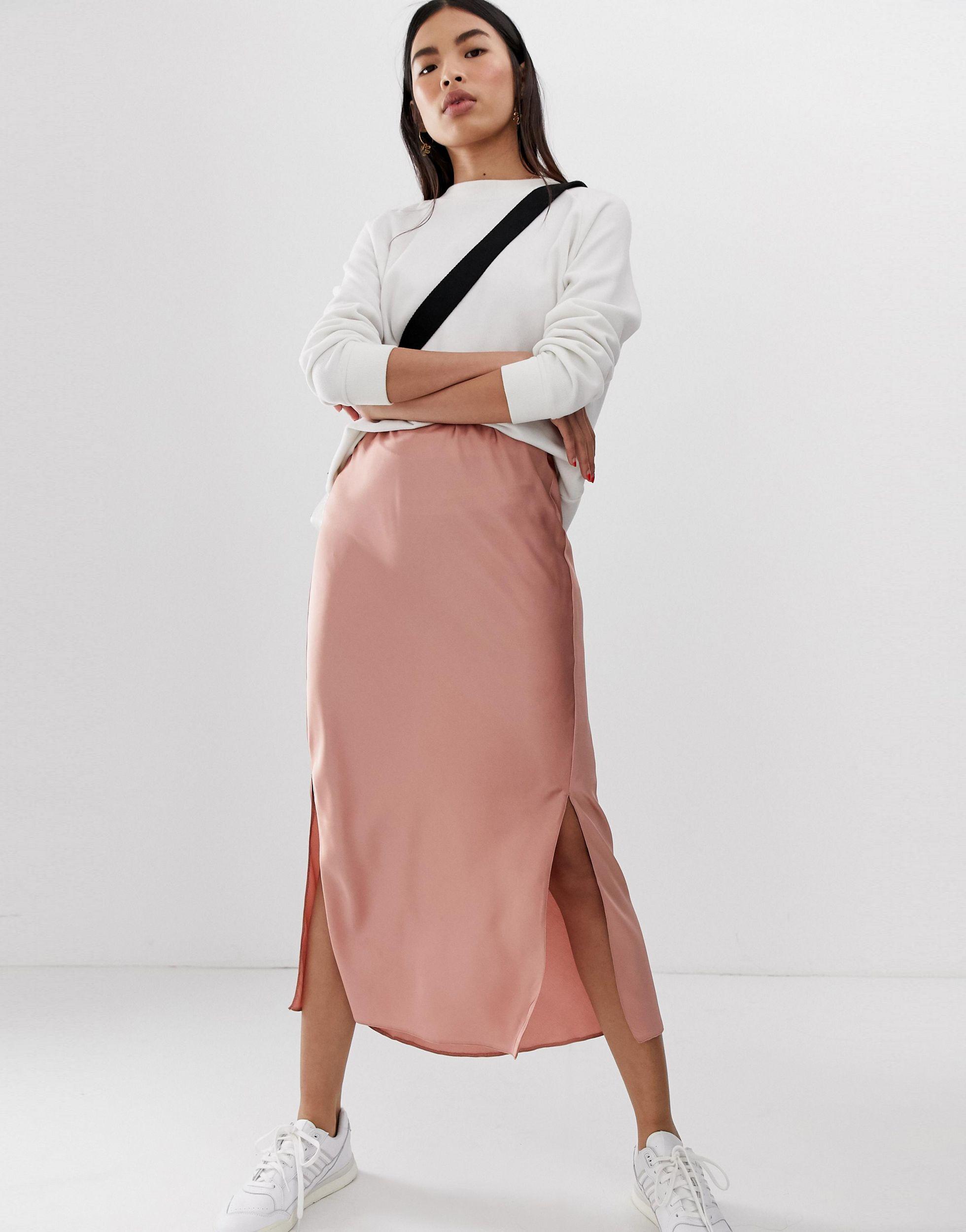 asos bias skirt