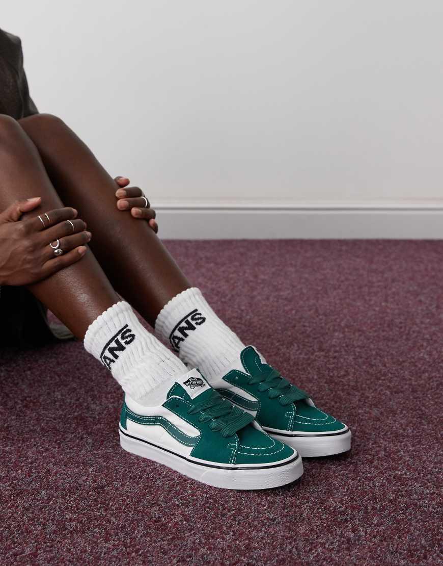 vans verde oscuro