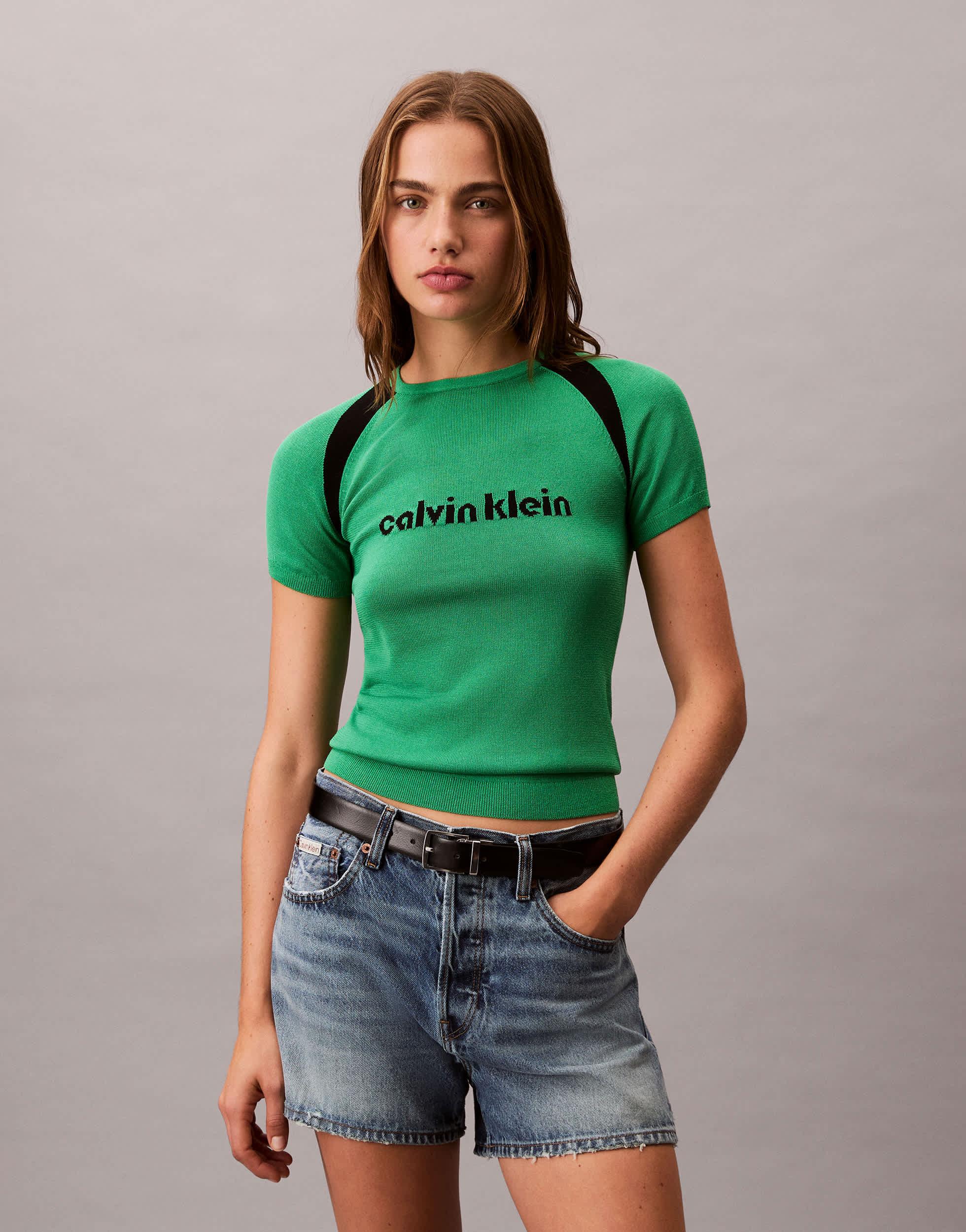 Calvin Klein Short-sleeve tops for Women | Online Sale up to