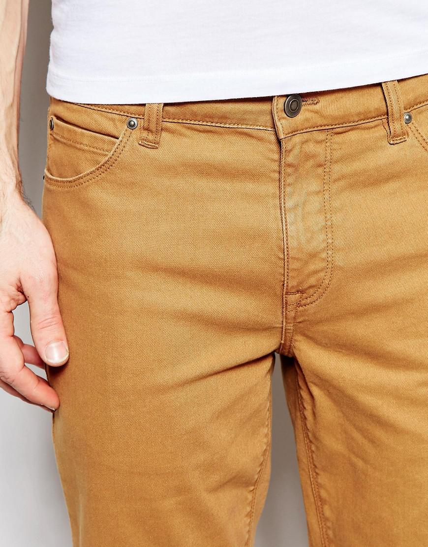 Asos Denim Skinny Jeans In Tan In Brown For Men Lyst