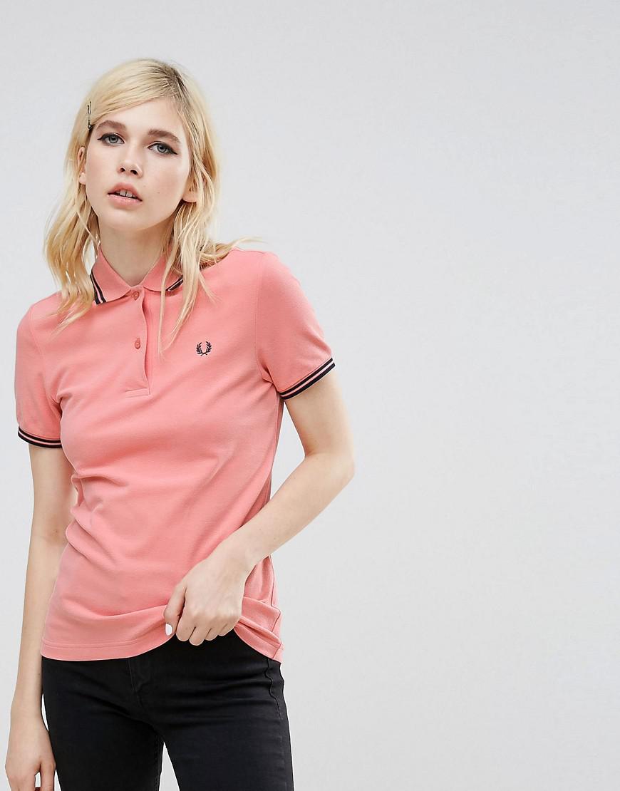 fred perry twin tipped polo shirt womens