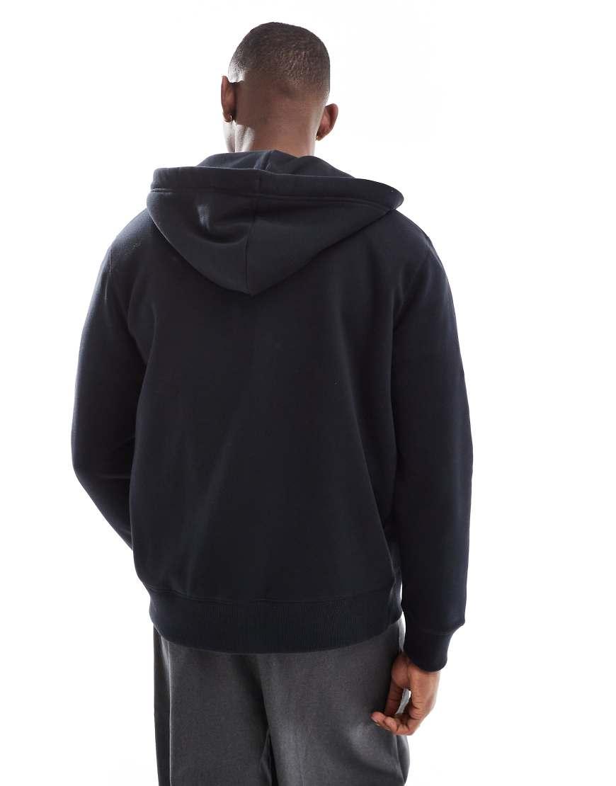 French Connection French Connection Classic Zip Up Hoodie in Blue