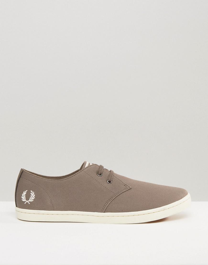 Fred Perry Byron Low Twill Sneakers in Beige (Natural) for Men - Lyst