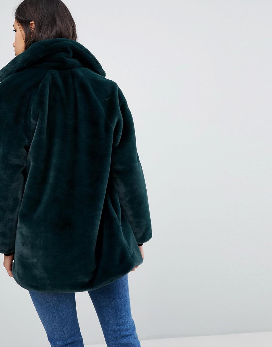 vero moda green coat