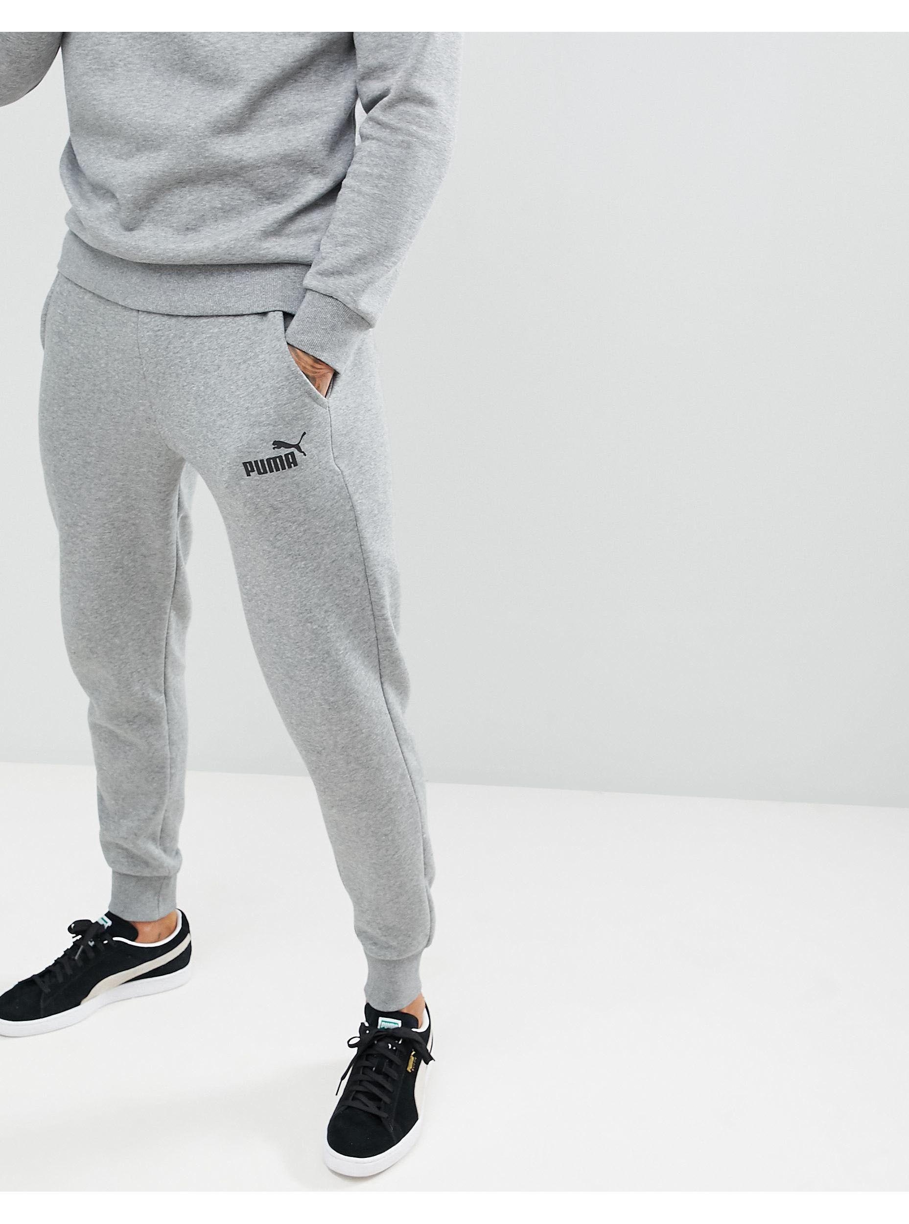 grey puma joggers