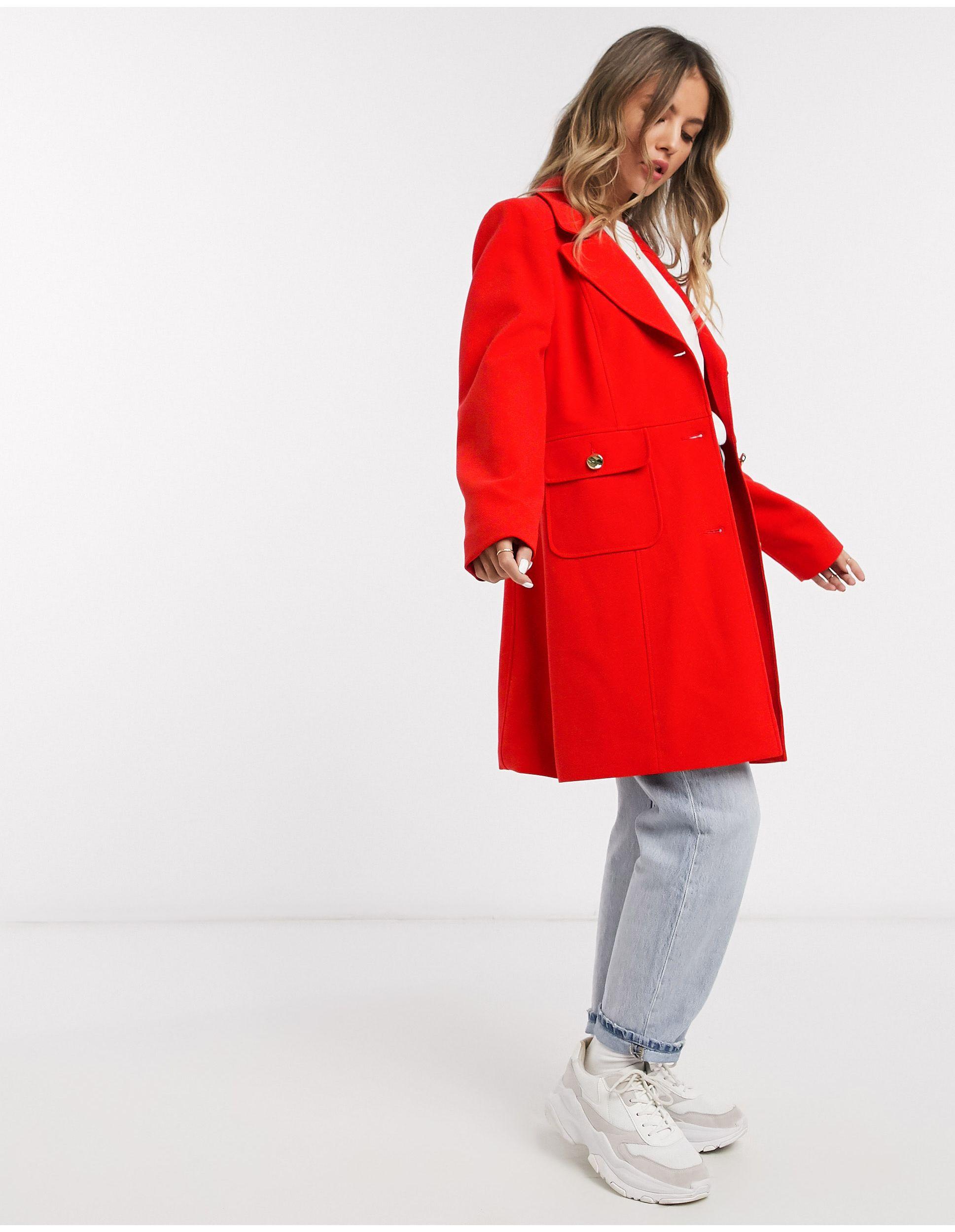 oasis red coat