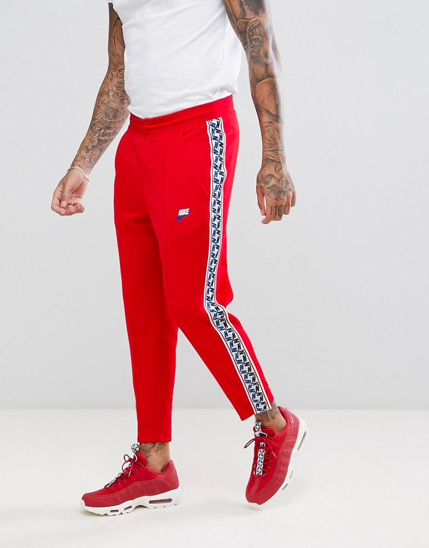 Pantalon de jogging à bande sur le côté Nike pour homme en coloris Rouge |  Lyst