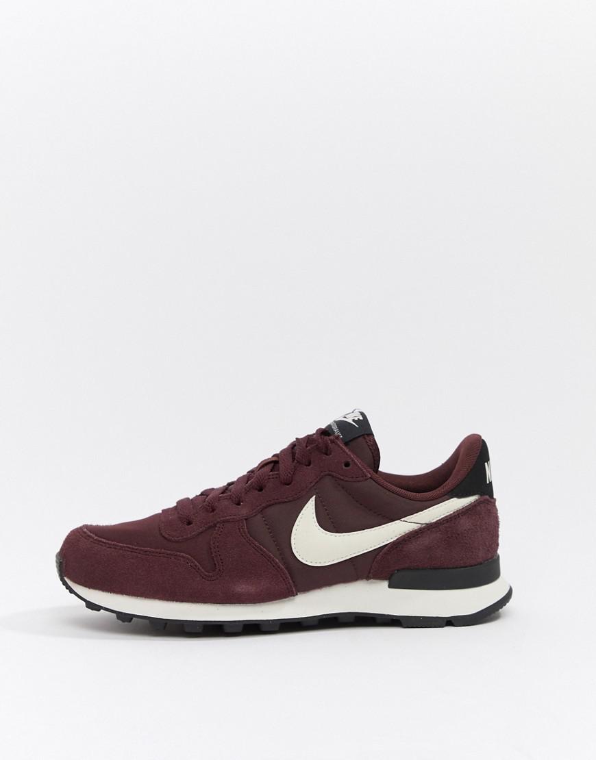 Nike Internationalist Burgundy Trainers Nike Internationalist Burgundy Trainers