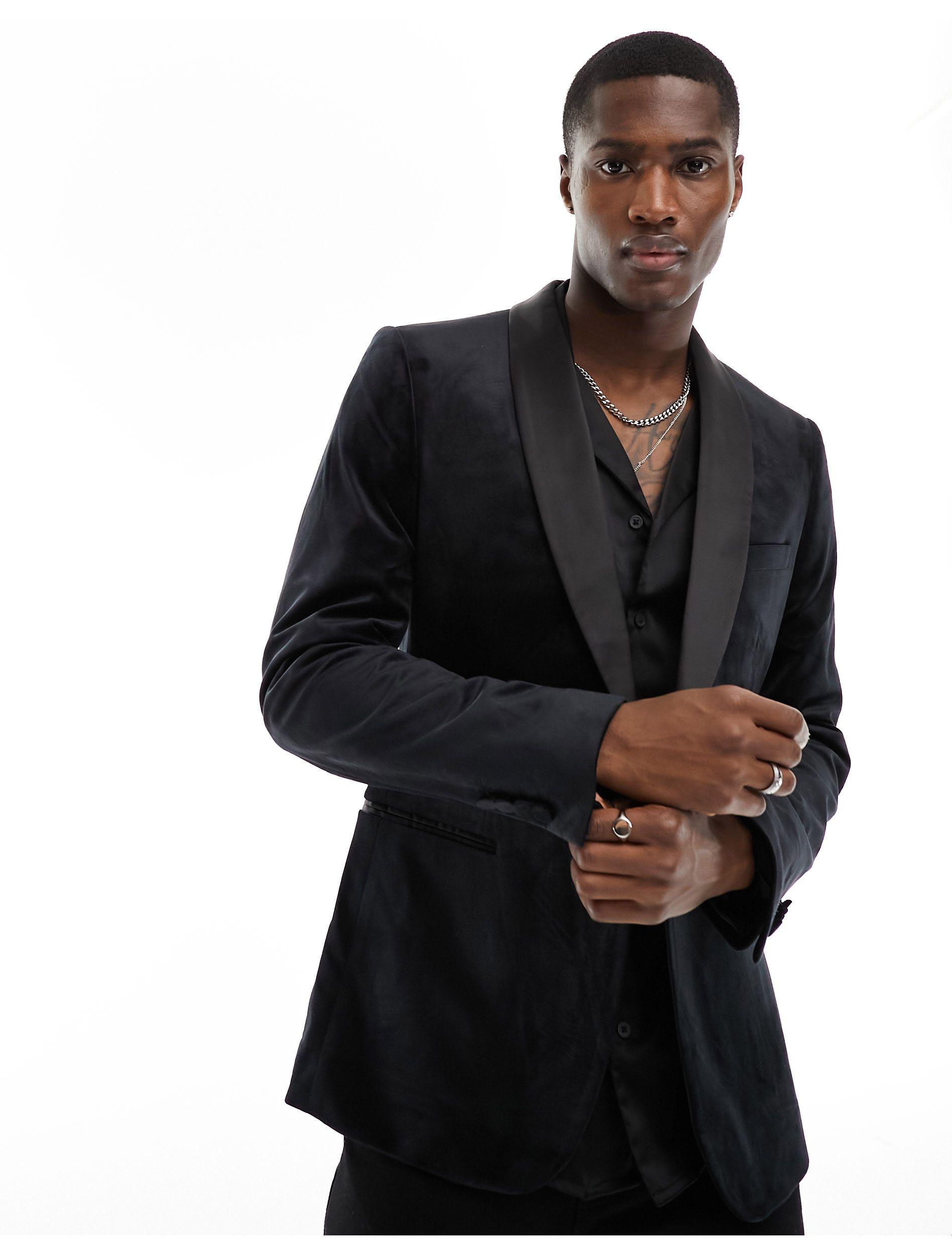 French connection velvet jacket deals