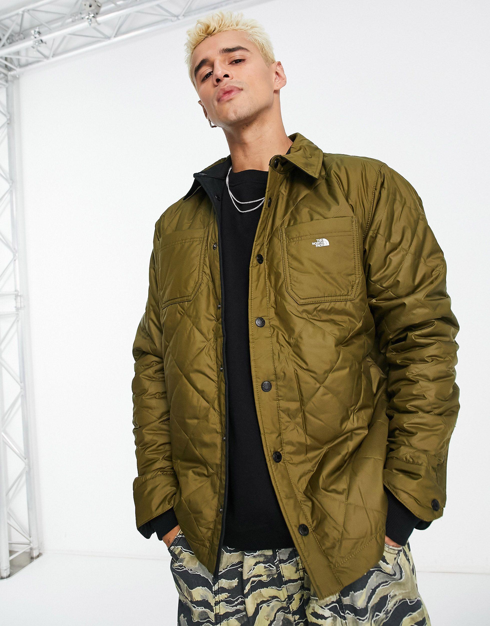 The North Face Ski Fort Point Insulated Flannel Overshirt in Green for Men Lyst UK