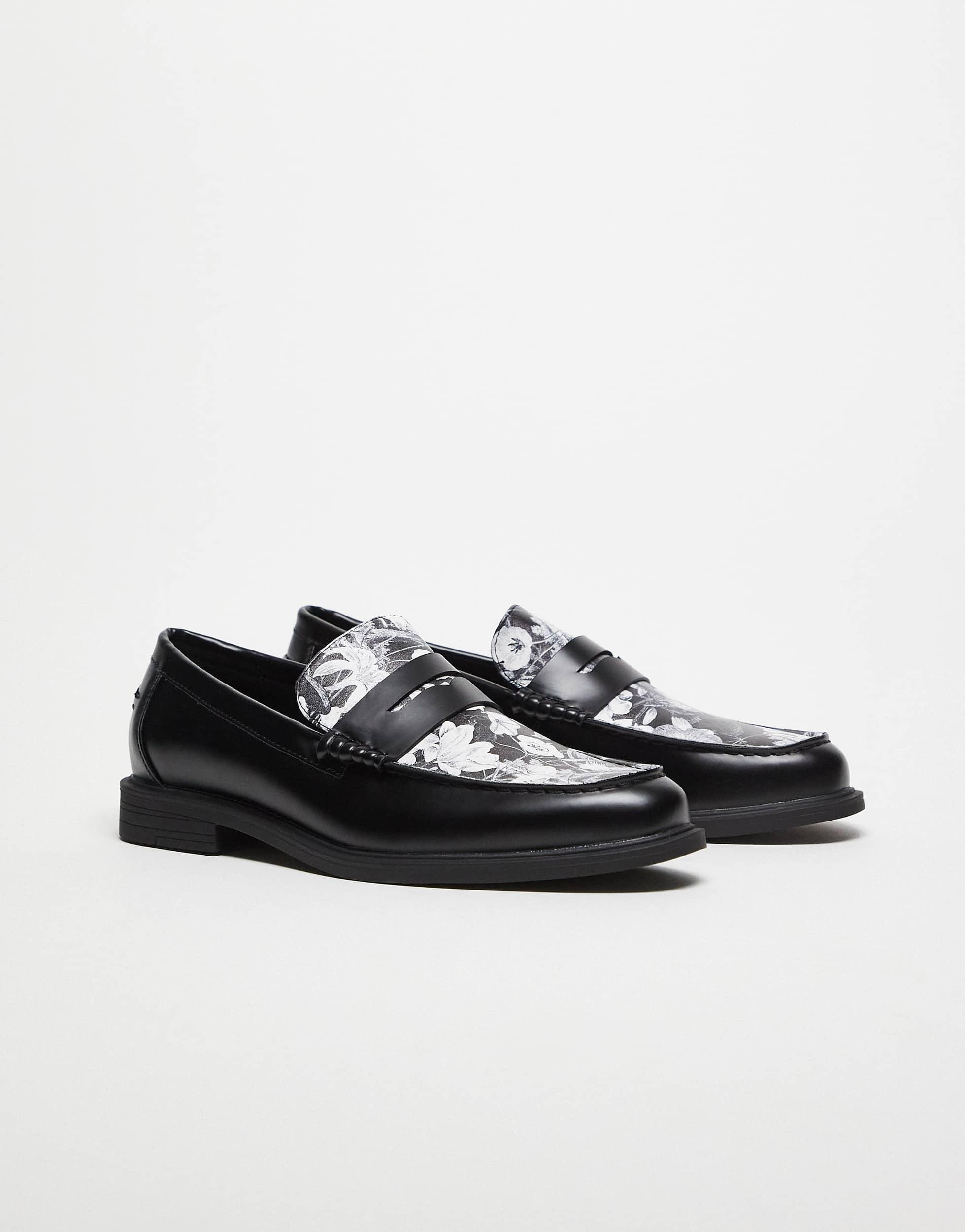 ASOS Penny Loafers in Black for Men | Lyst