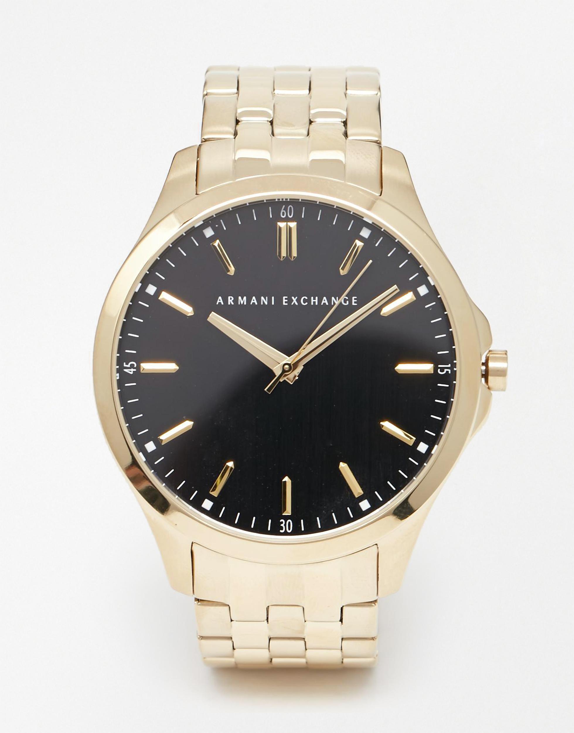 Reloj dorado armani Clearance