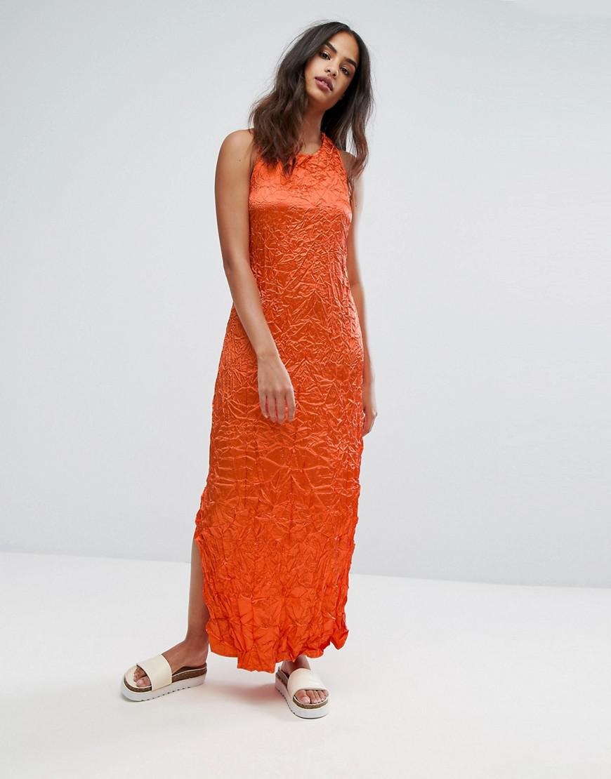 warehouse crinkle dress