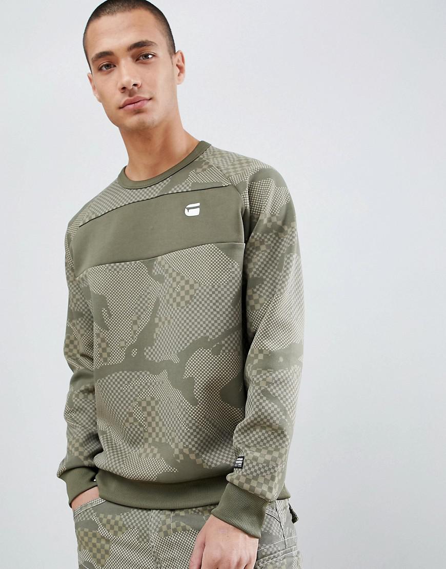 rodis camo raglan sweat