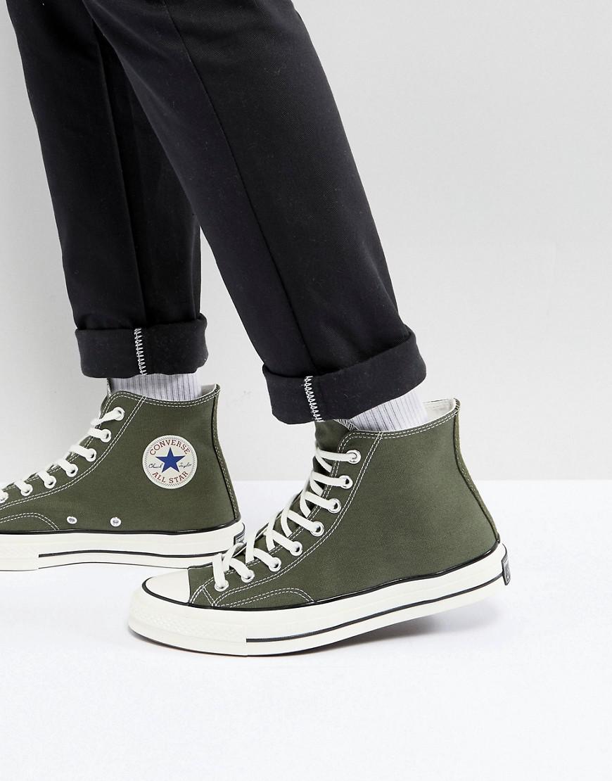converse chuck taylor high green