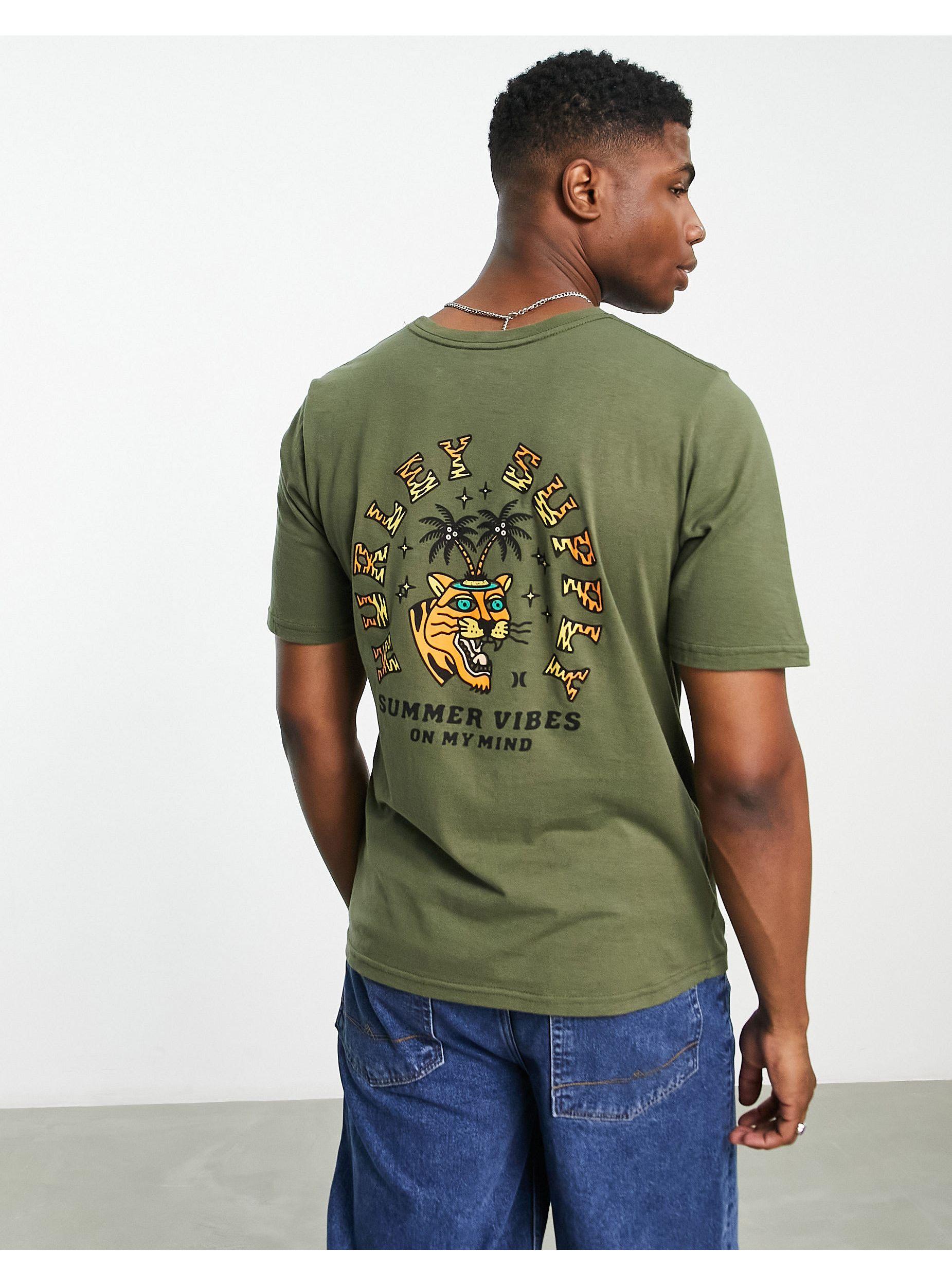 Hurley Summer Vibes T-shirt in Green for Men | Lyst