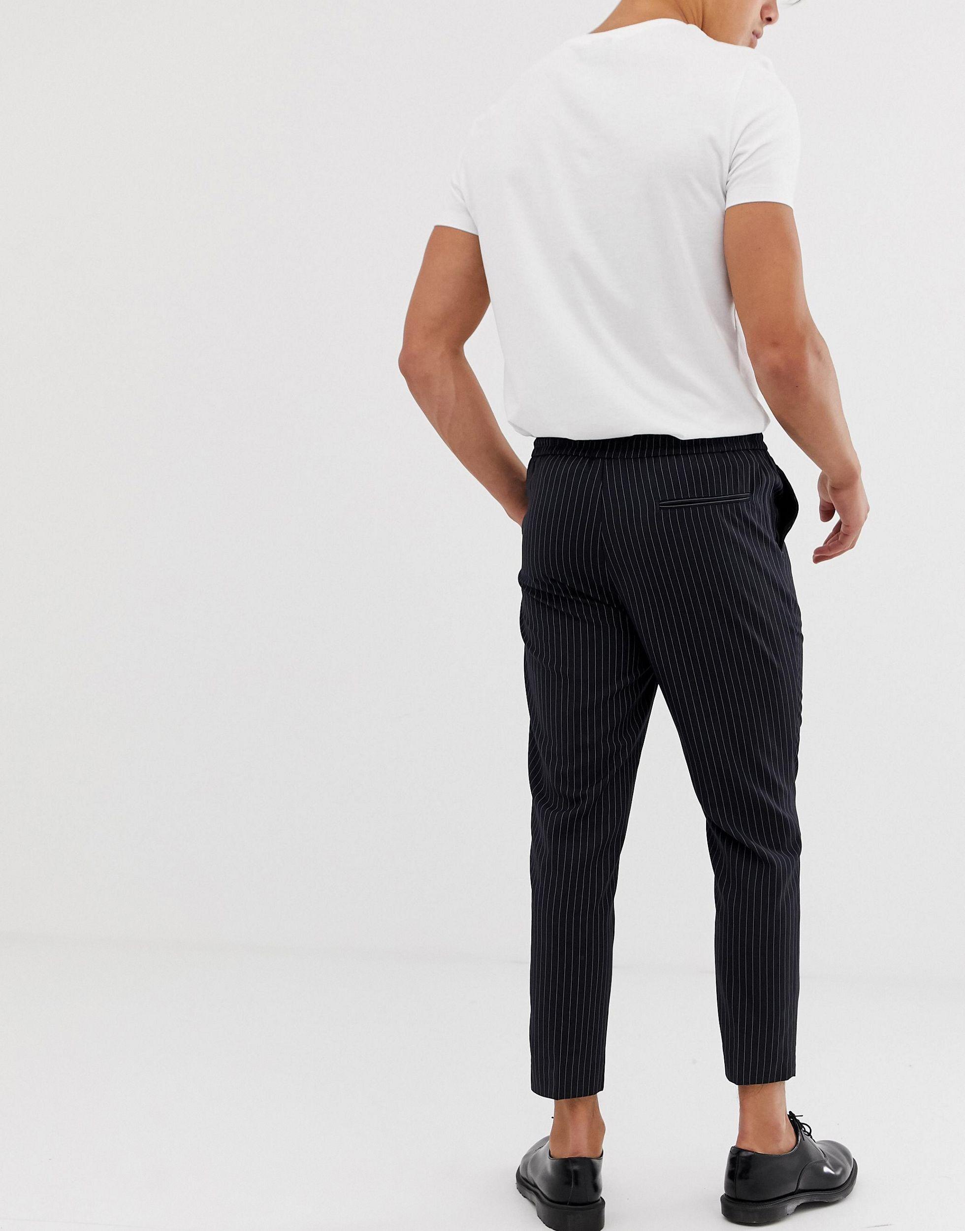 New Look Cotton Smart joggers in Navy 