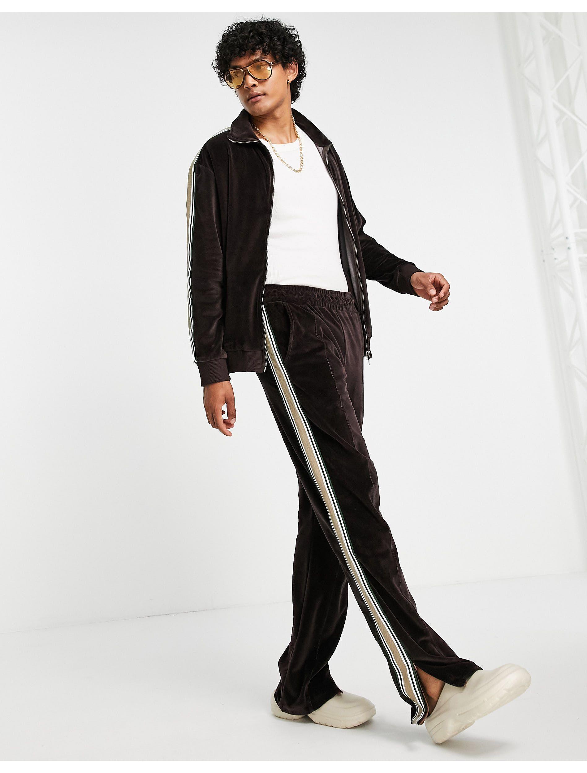 Jaded London Co-ord Velour Track 