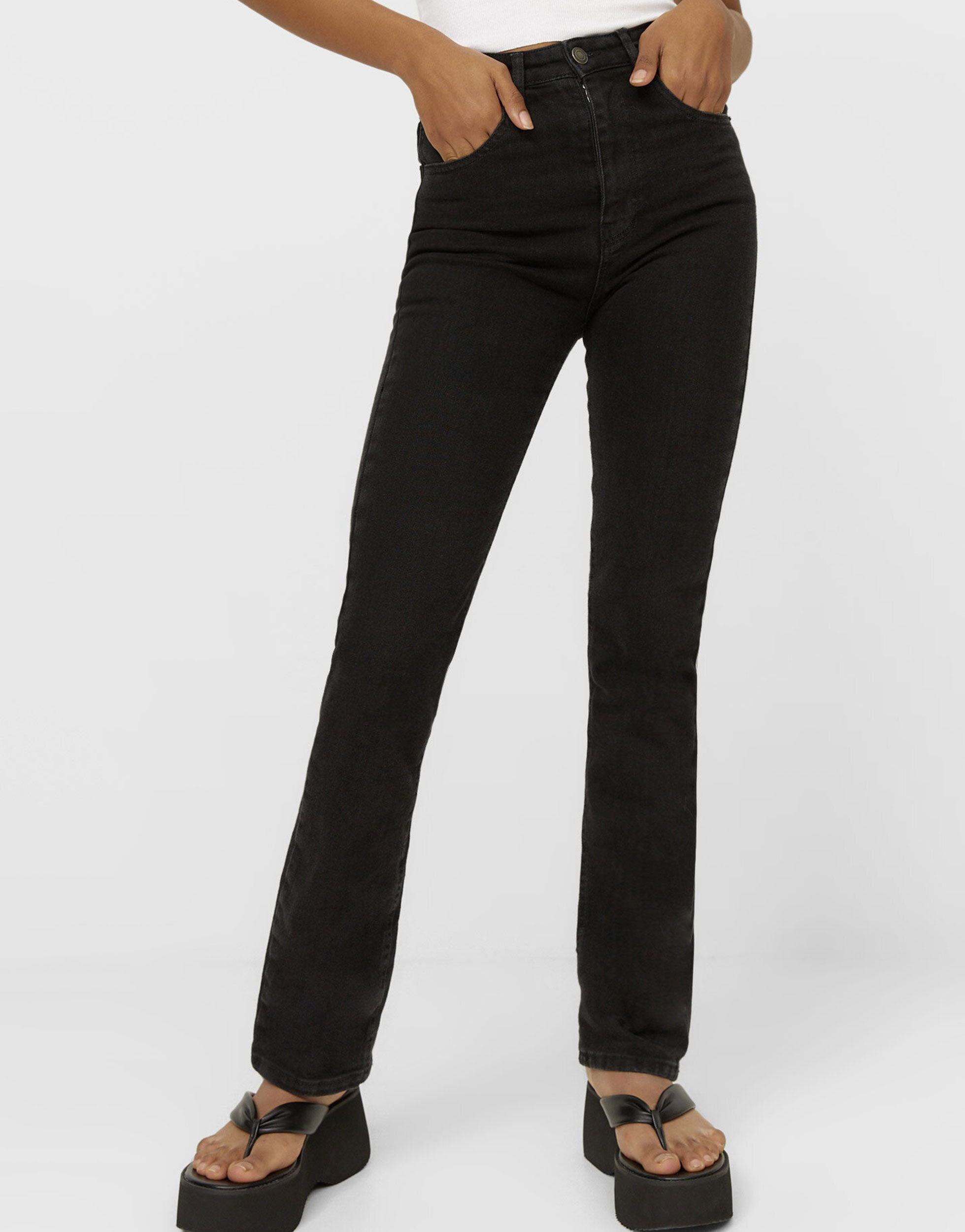 Stradivarius Denim Vintage Fit Straight Jeans in Black - Save 7% | Lyst UK