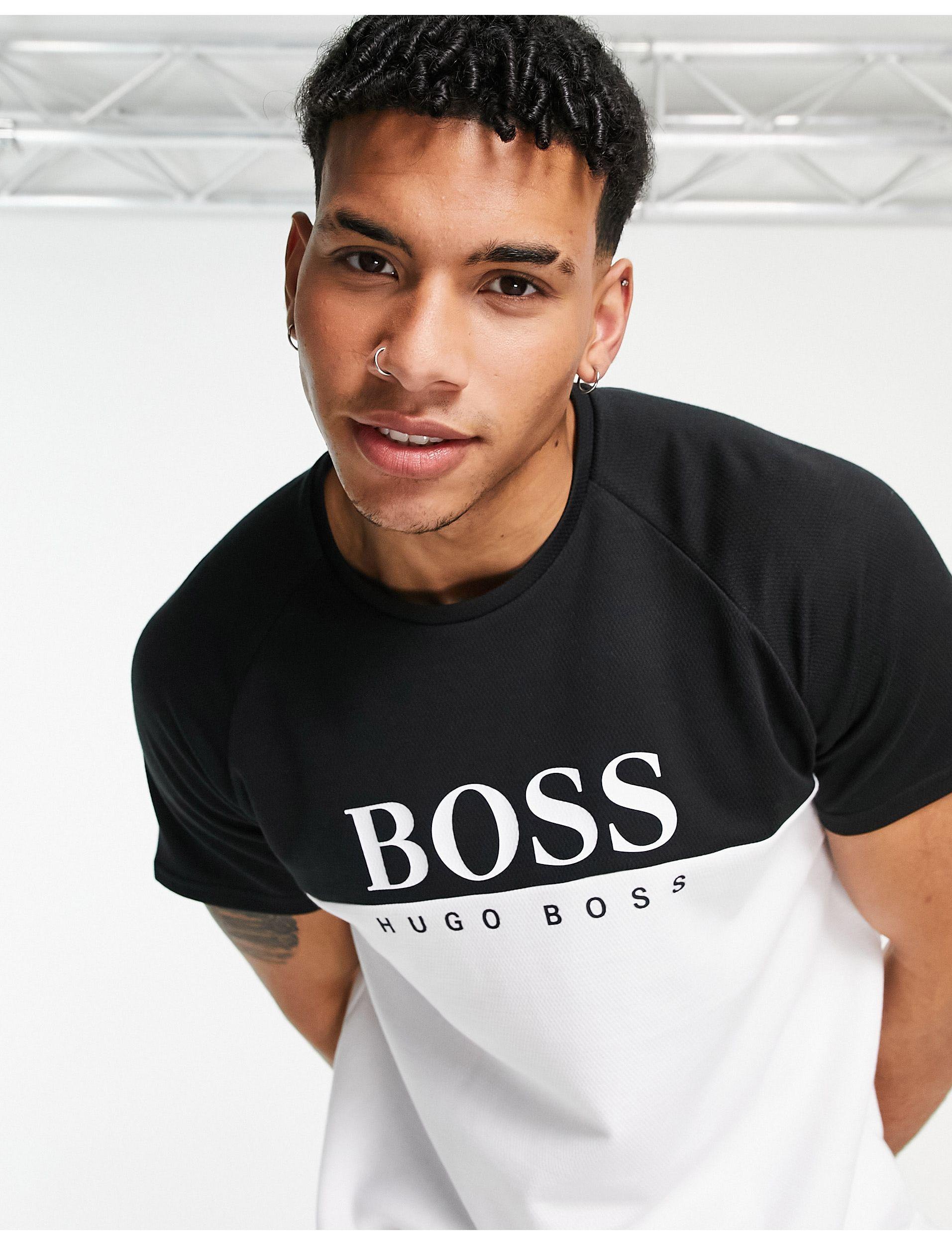 Camiseta Negra Con Logo Grande Turbulence De BOSS Orange By HUGO BOSS |  pamso.pl