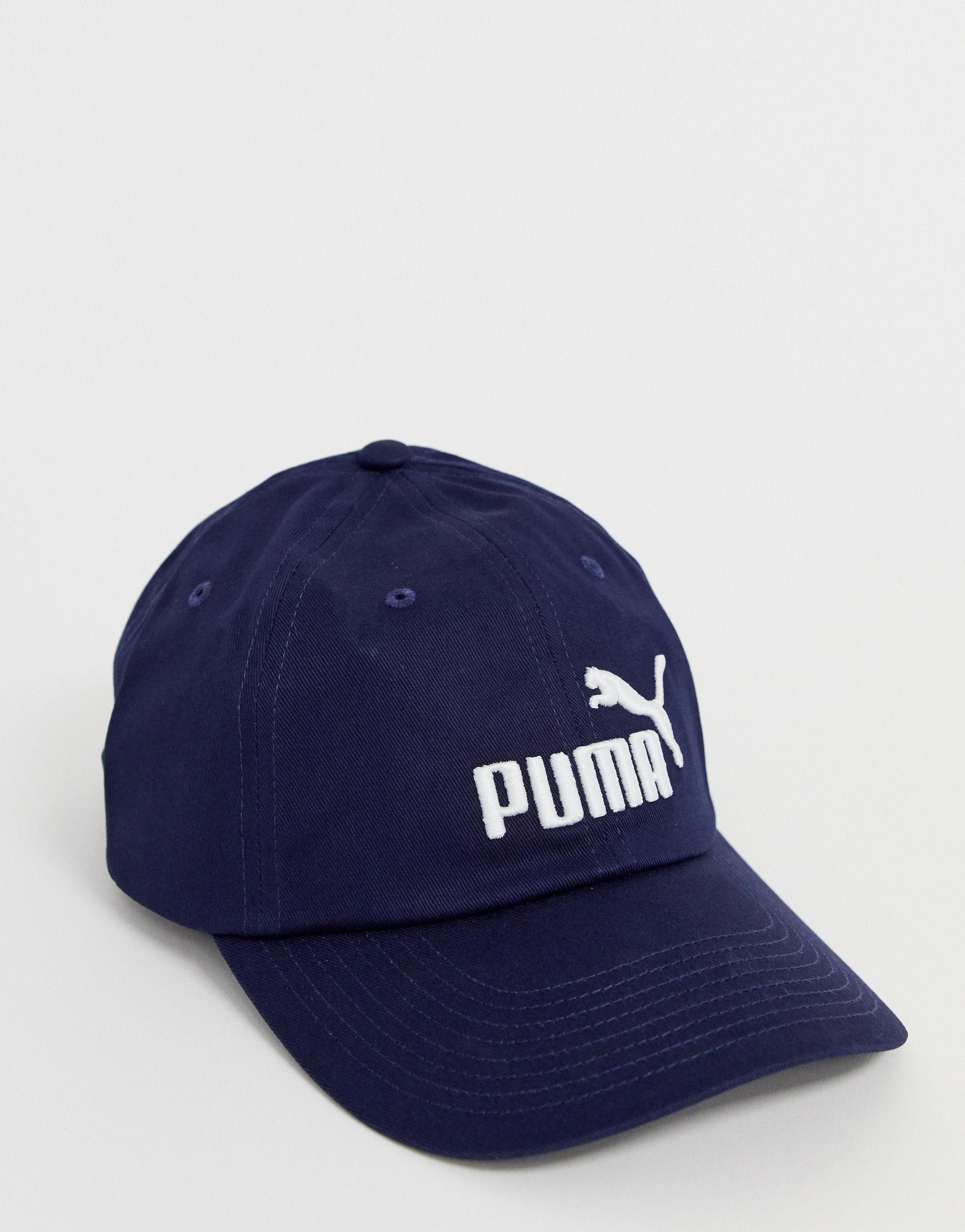 PUMA Essentials Cap in Navy (Blue) for Men | Lyst