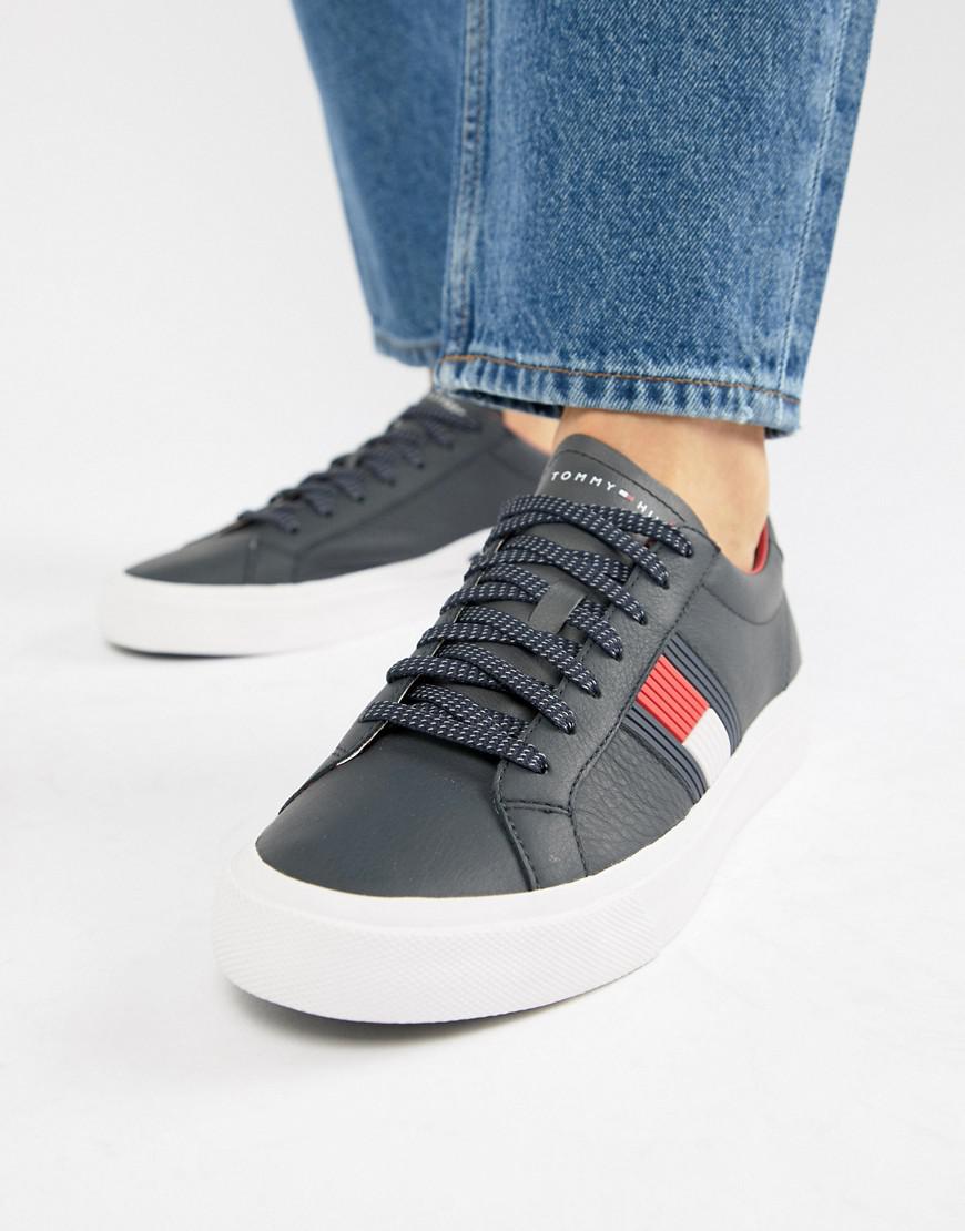 tommy hilfiger flag detail trainers