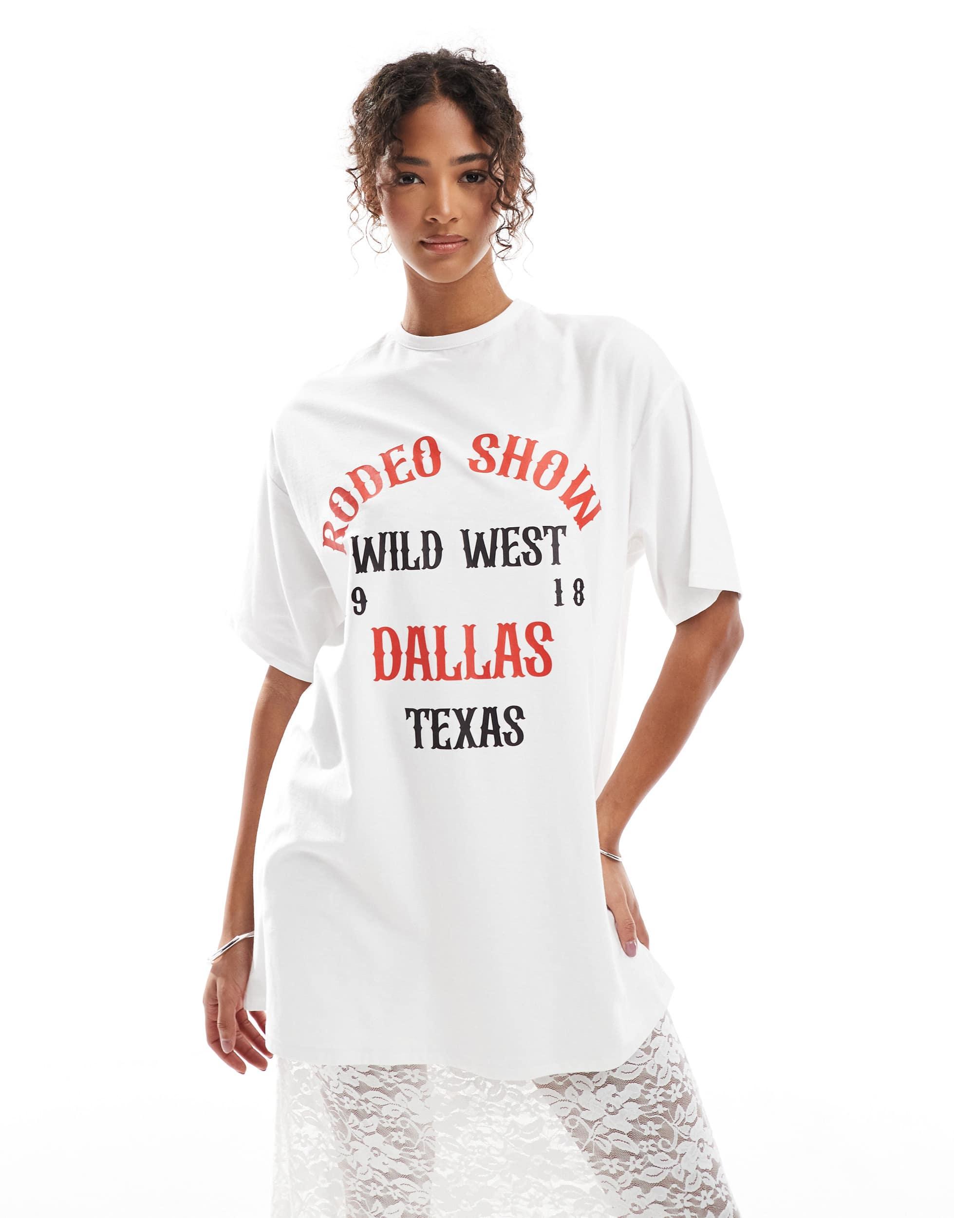 ASOS 2 In 1 T-shirt Midi Lace Dress In With Graphic Print in White | Lyst