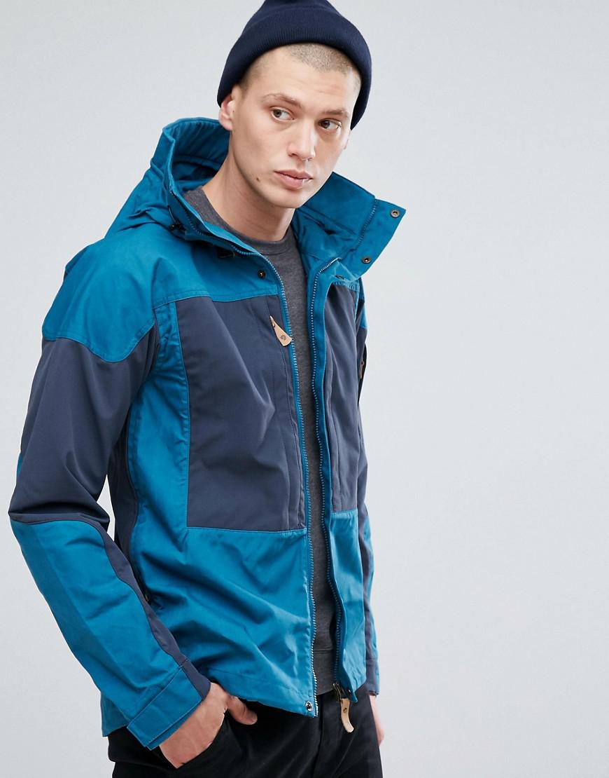 Fjallraven Synthetic Keb Pocket Jacket In Teal & Navy in Blue for ...