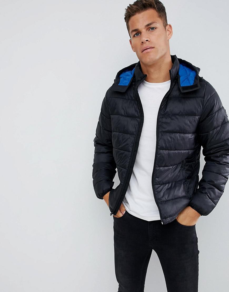 Abercrombie & Fitch Synthetic Lightweight Packable Down Puffer With Hood In  Black for Men | Lyst