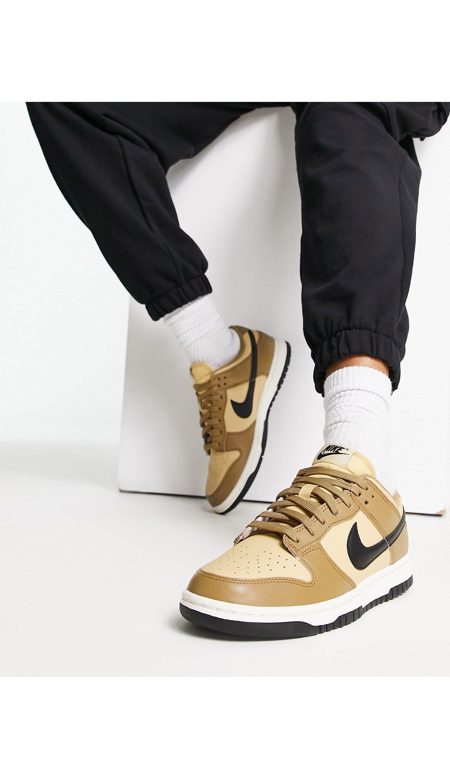 Dunk low - sneakers basse beige sesamo e legno slavato di Nike in Nero |  Lyst