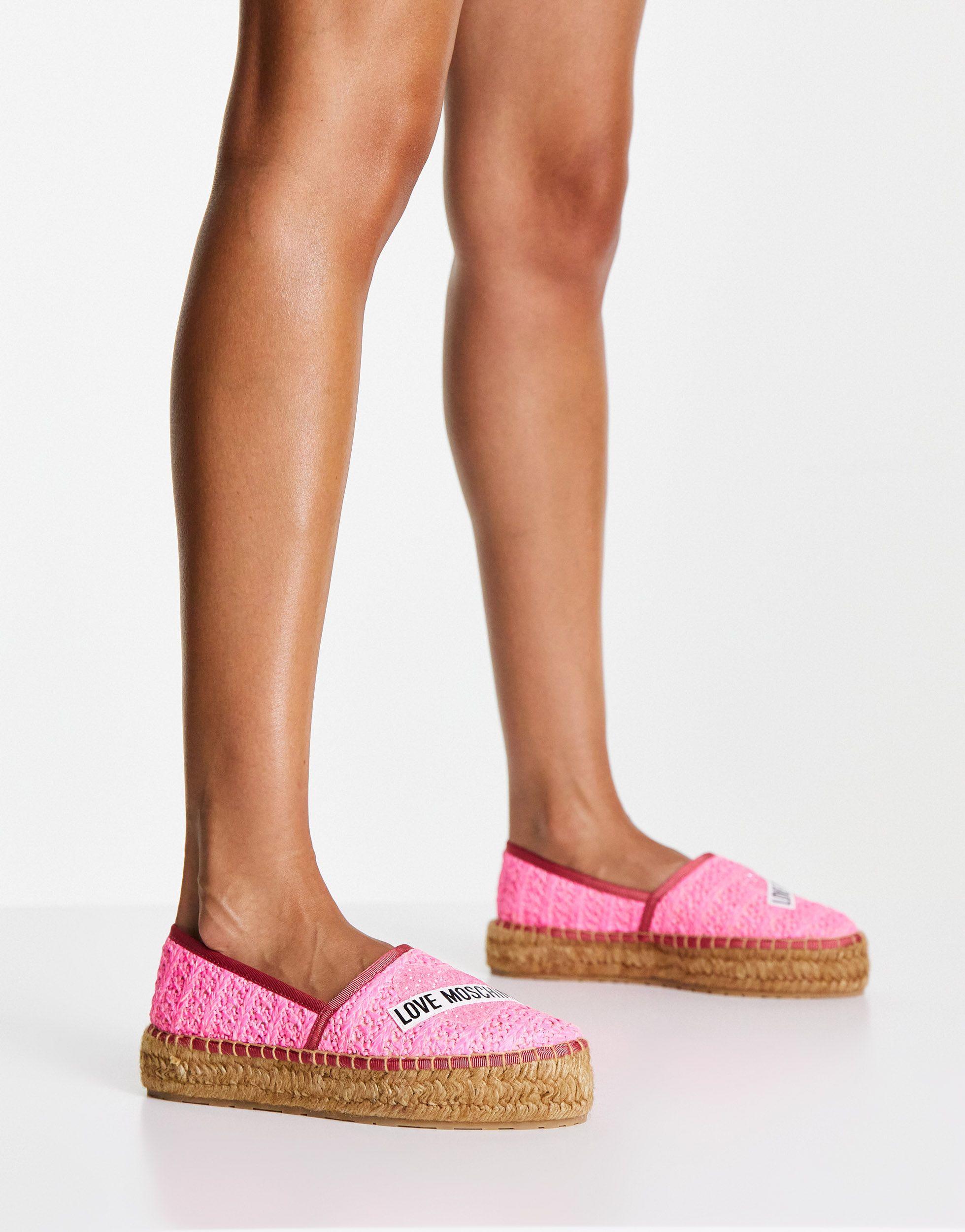 alpargatas love moschino