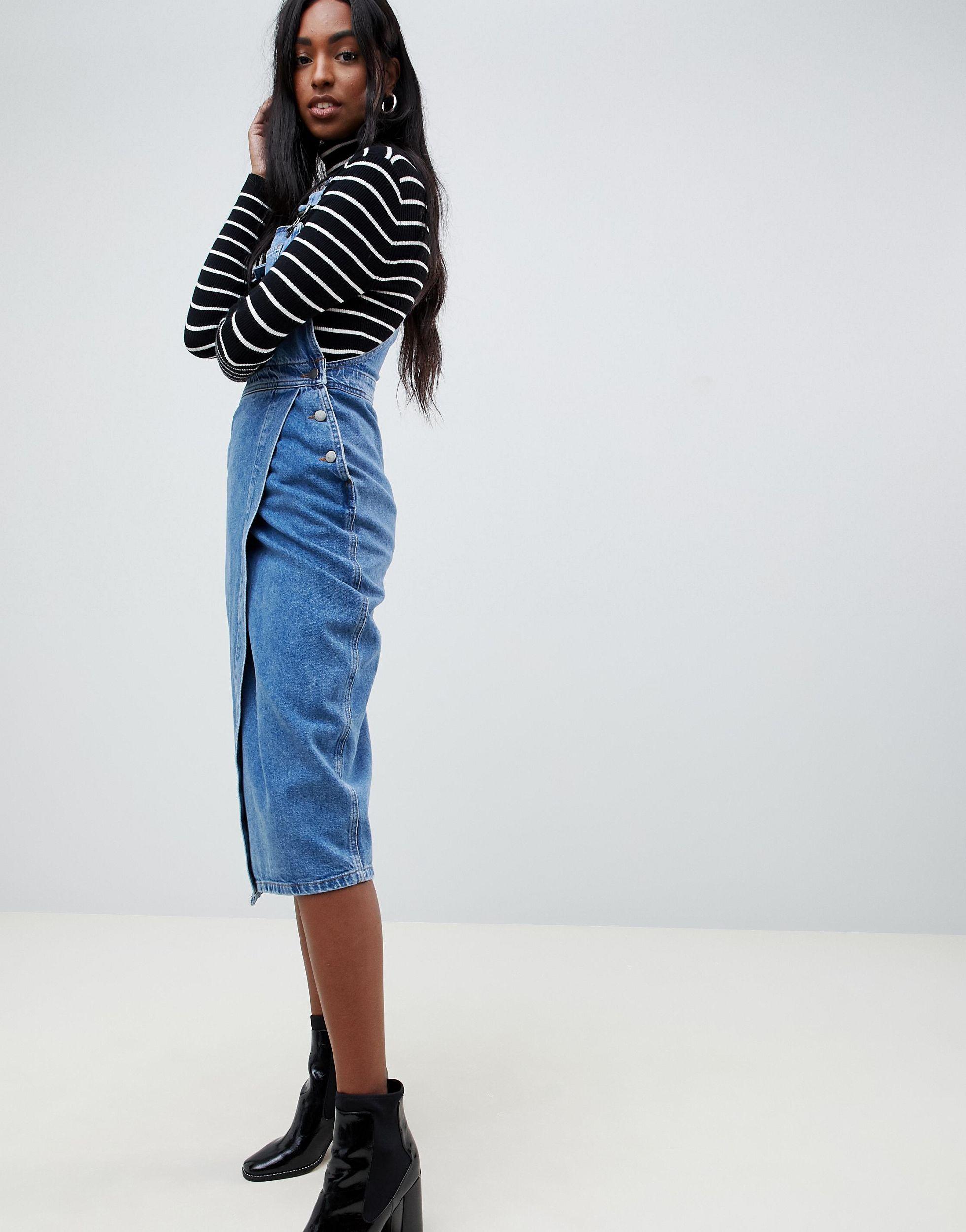 ASOS Asos Design Tall Denim Midi 