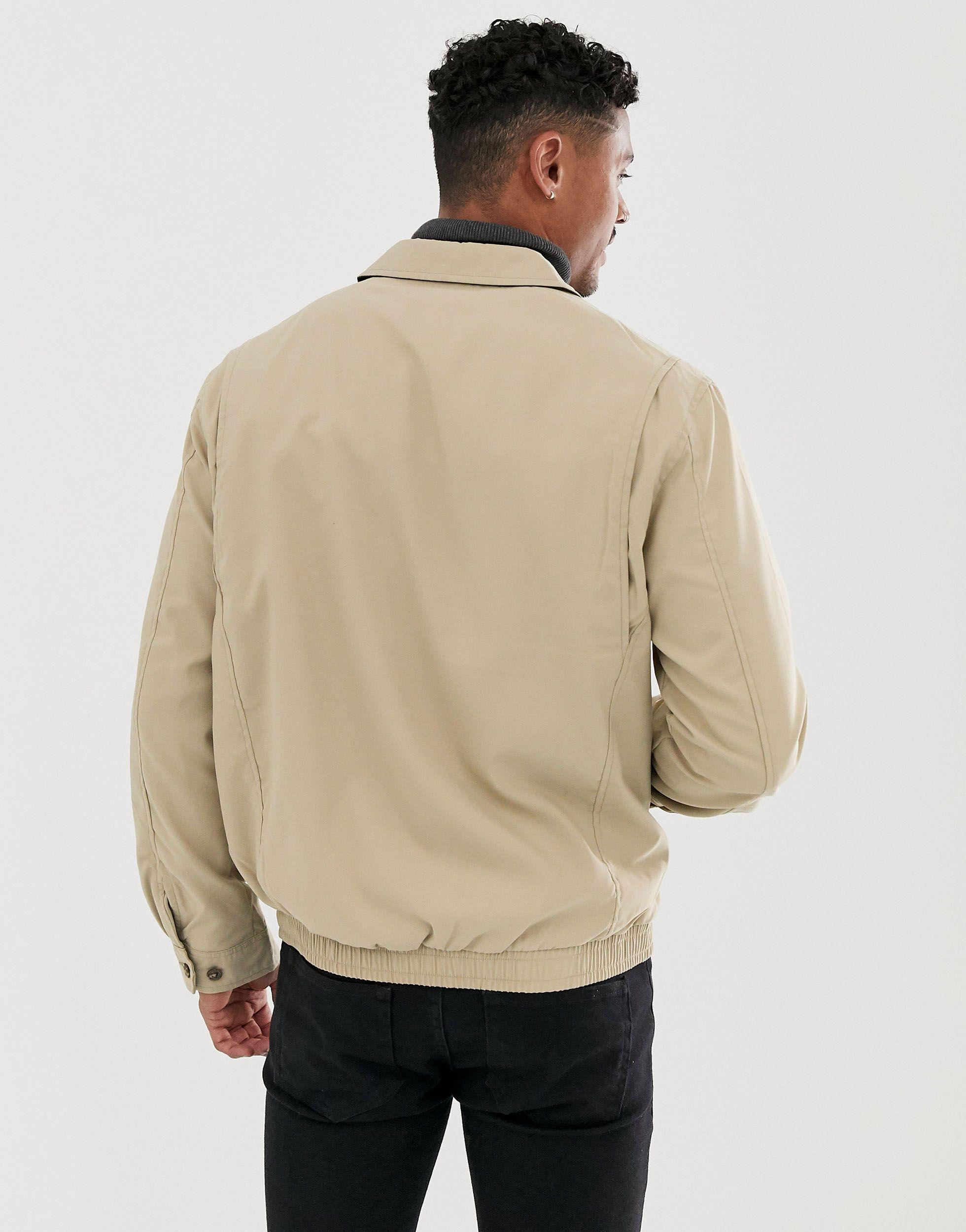 ralph lauren beige harrington jacket