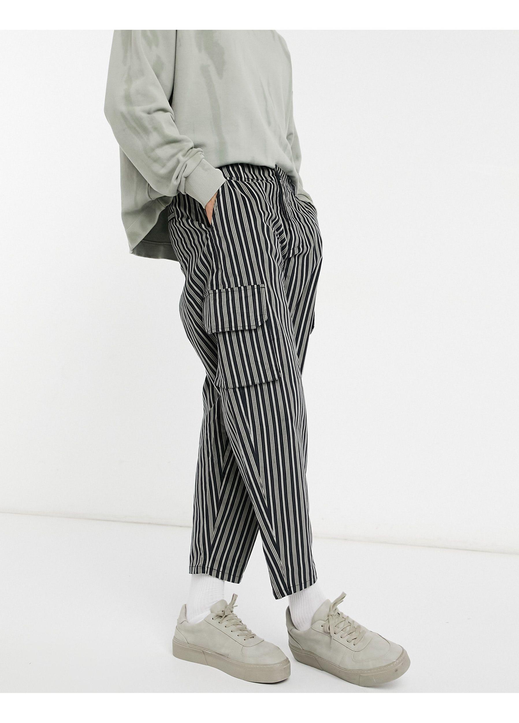 tapered cargo sweatpants