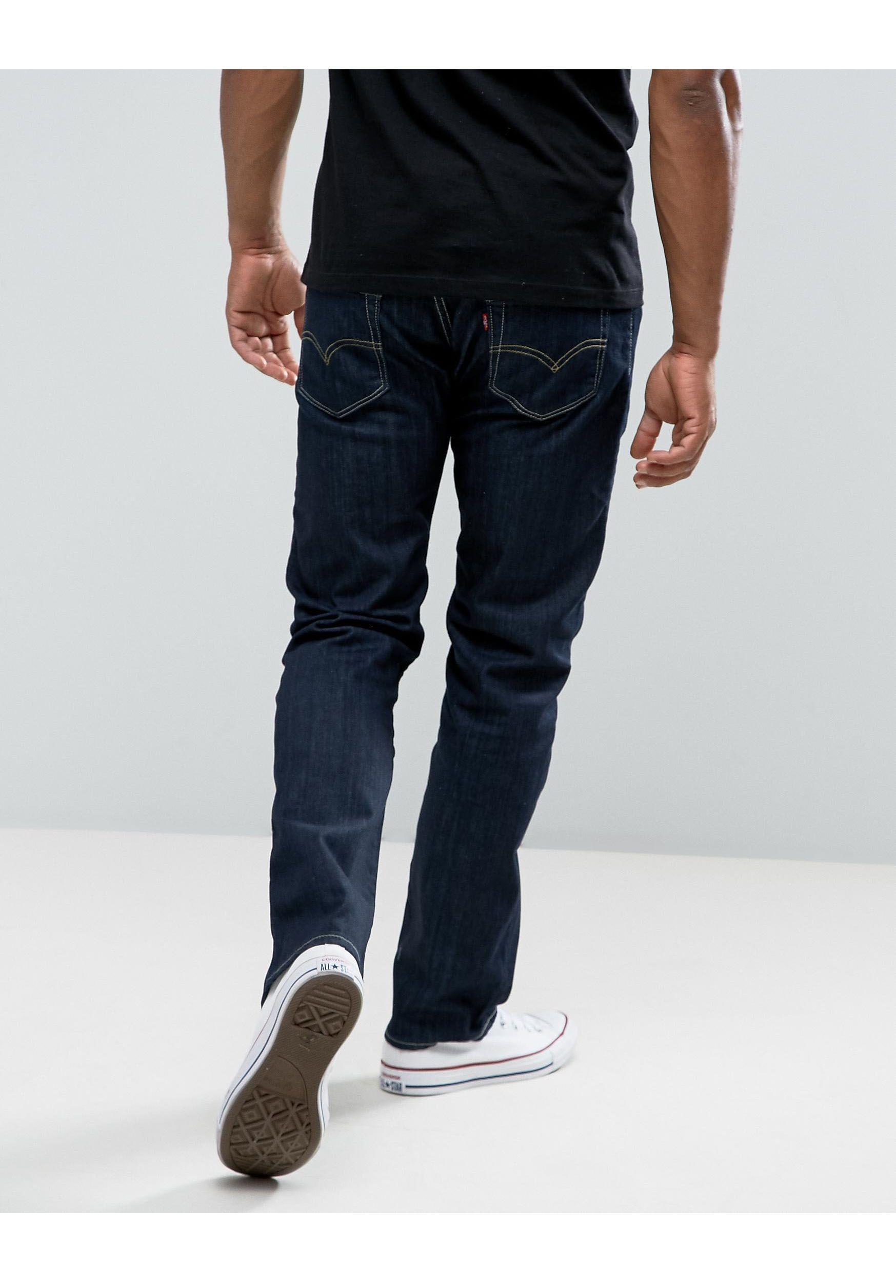 504 - Jeans dritti regular fit da Uomo di Levi's in Blu | Lyst