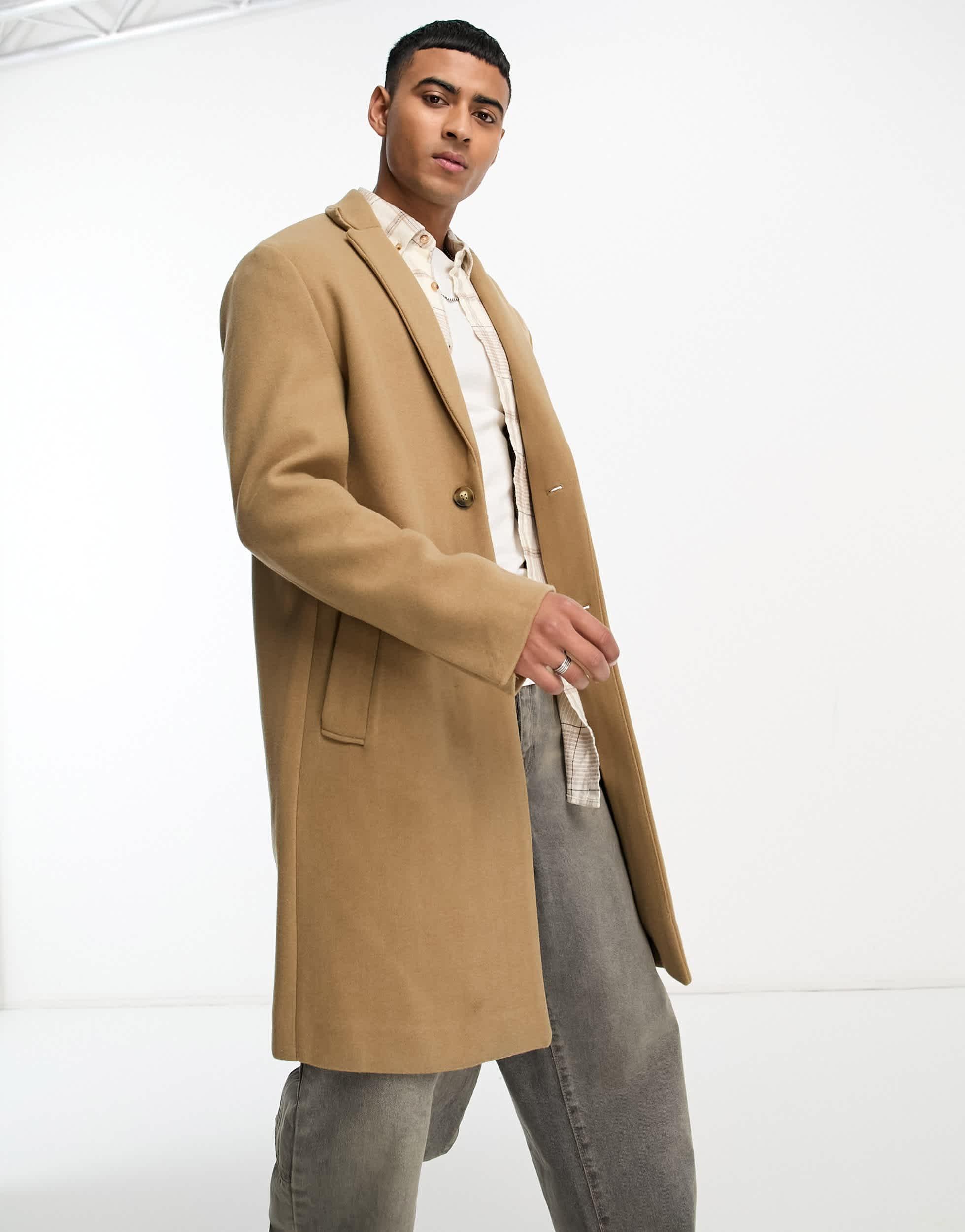 Selected Homme Trench Coat Homme Asos Veste Longue Manteau Homme