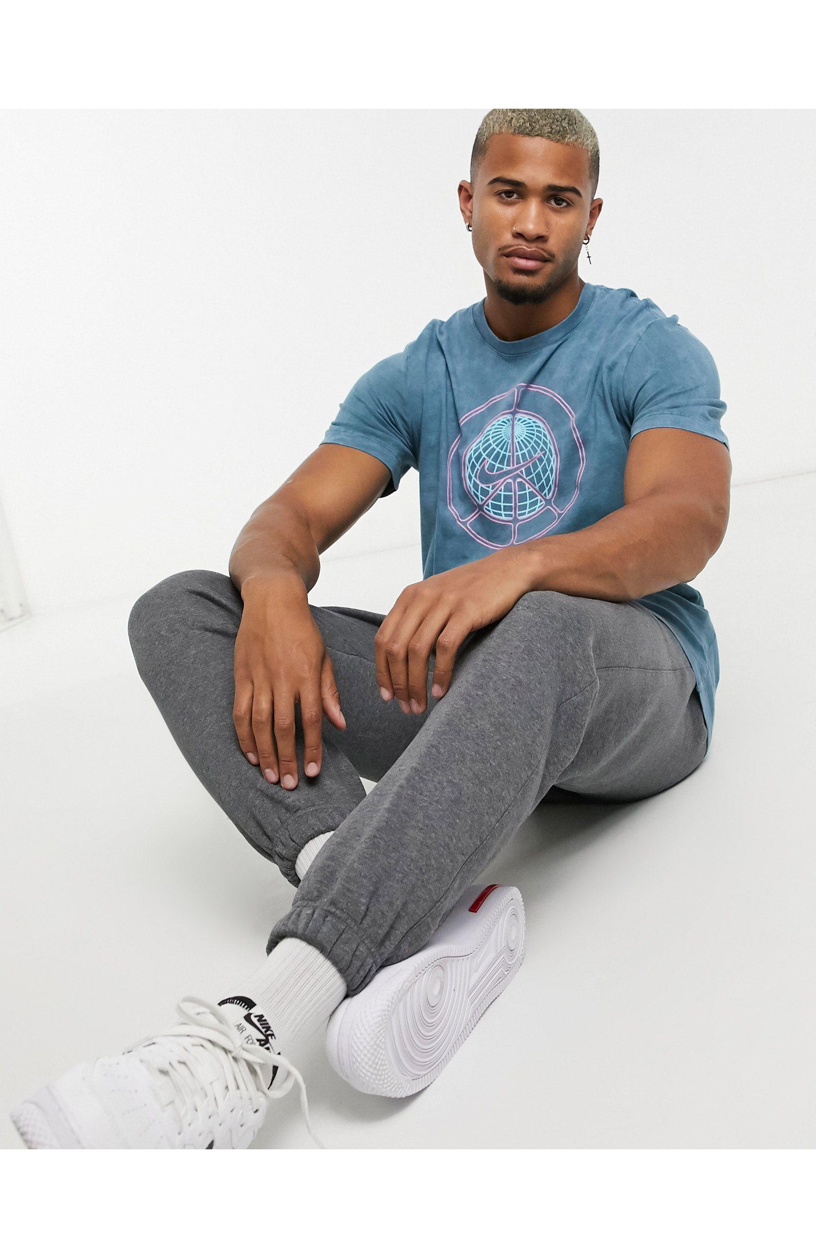 Nike Music Tour Acid Wash T-shirt in 