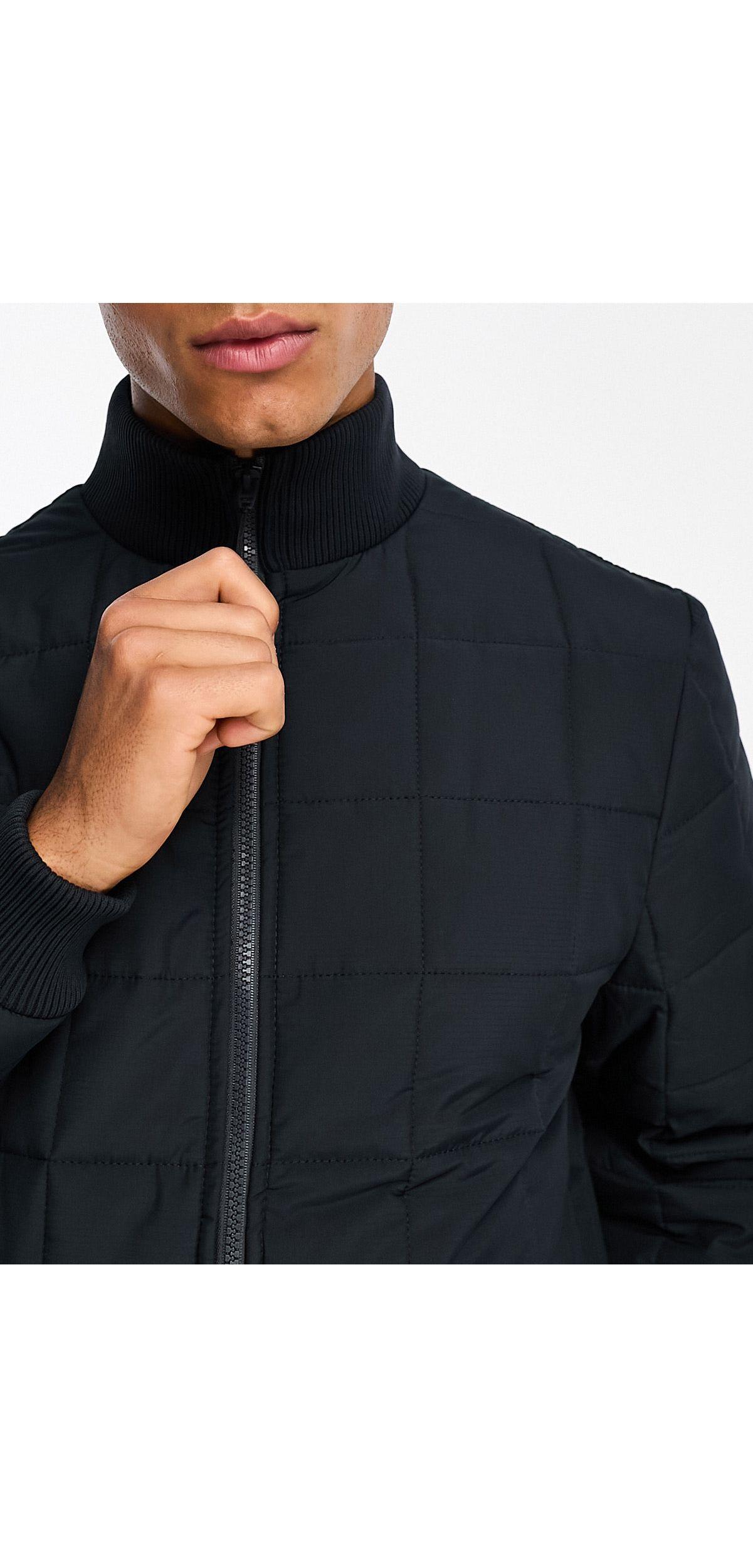 Rains Waterproof High Neck Liner Jacket in Black for Men | Lyst UK