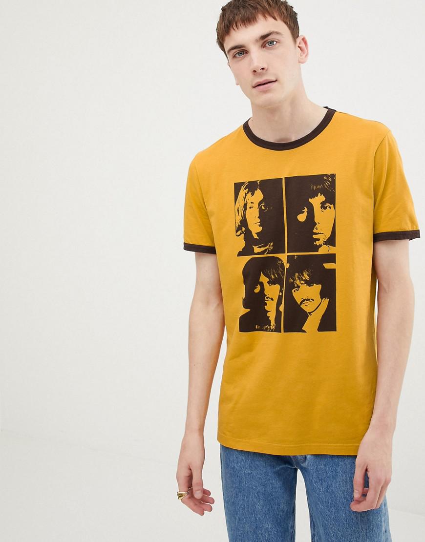 Pretty Green Beatles T Shirt Flash 