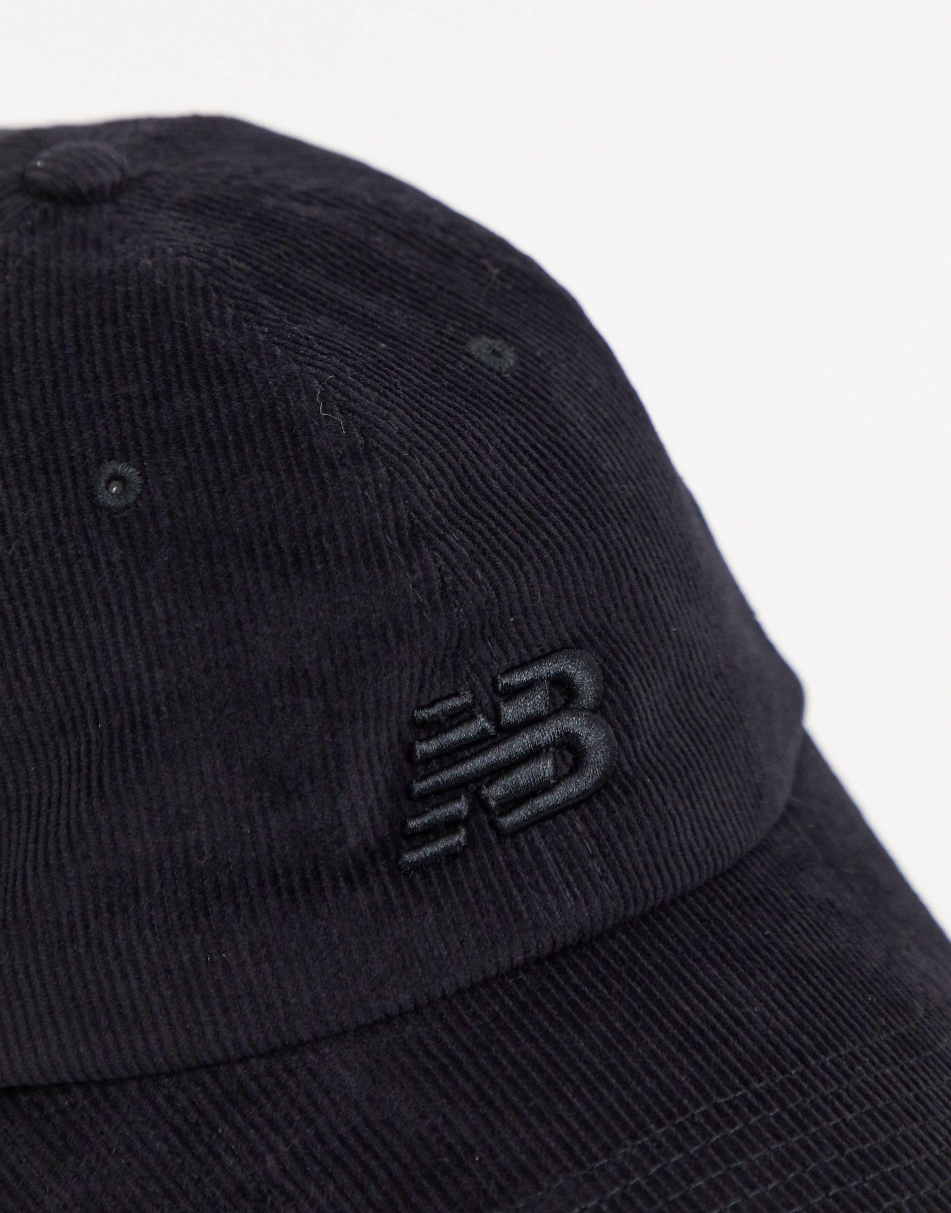 New Balance Cord Cap in Black for Men 