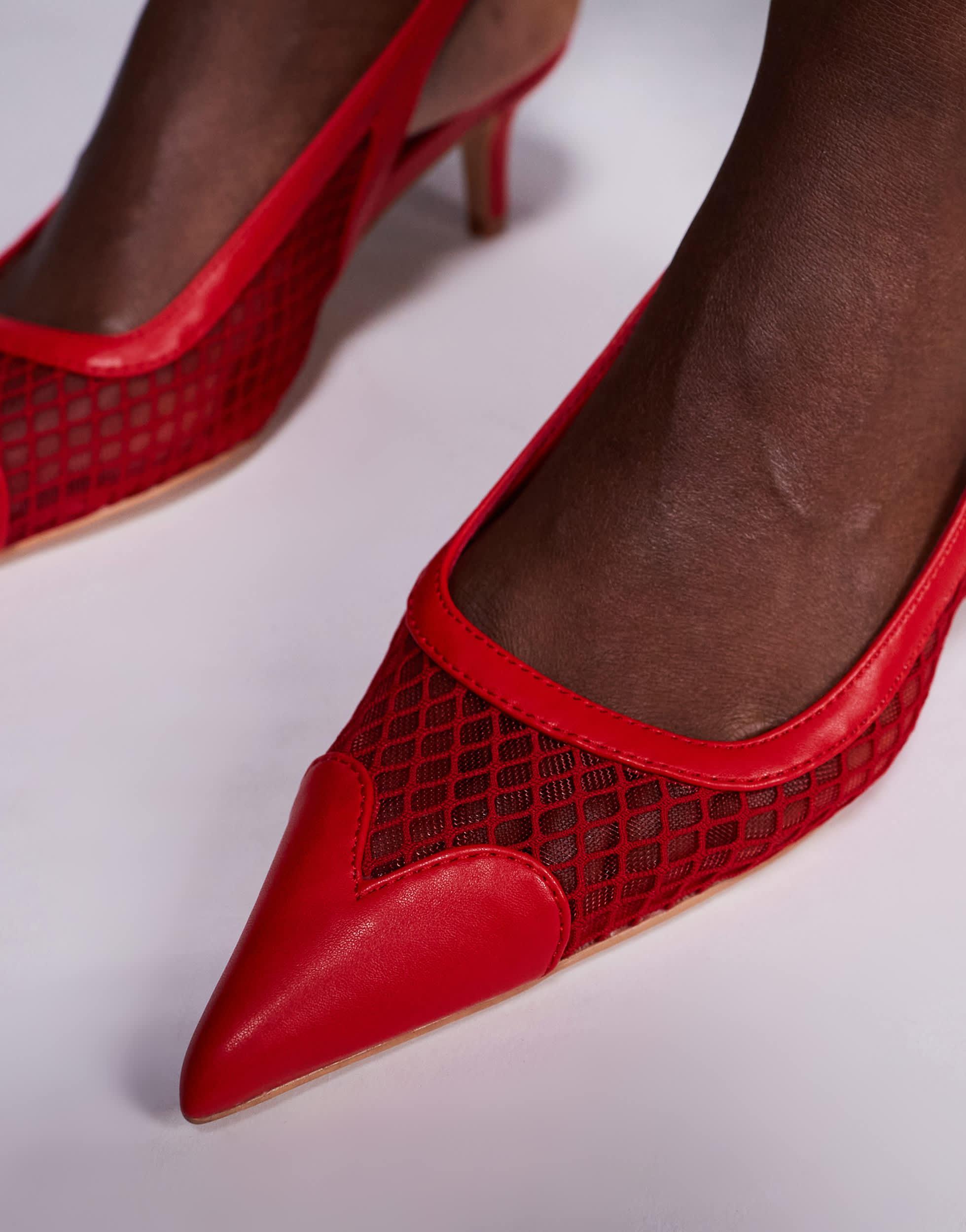 Absatzschuhe High Heels Mit Netzstoff Damen-Absatzschuhe High