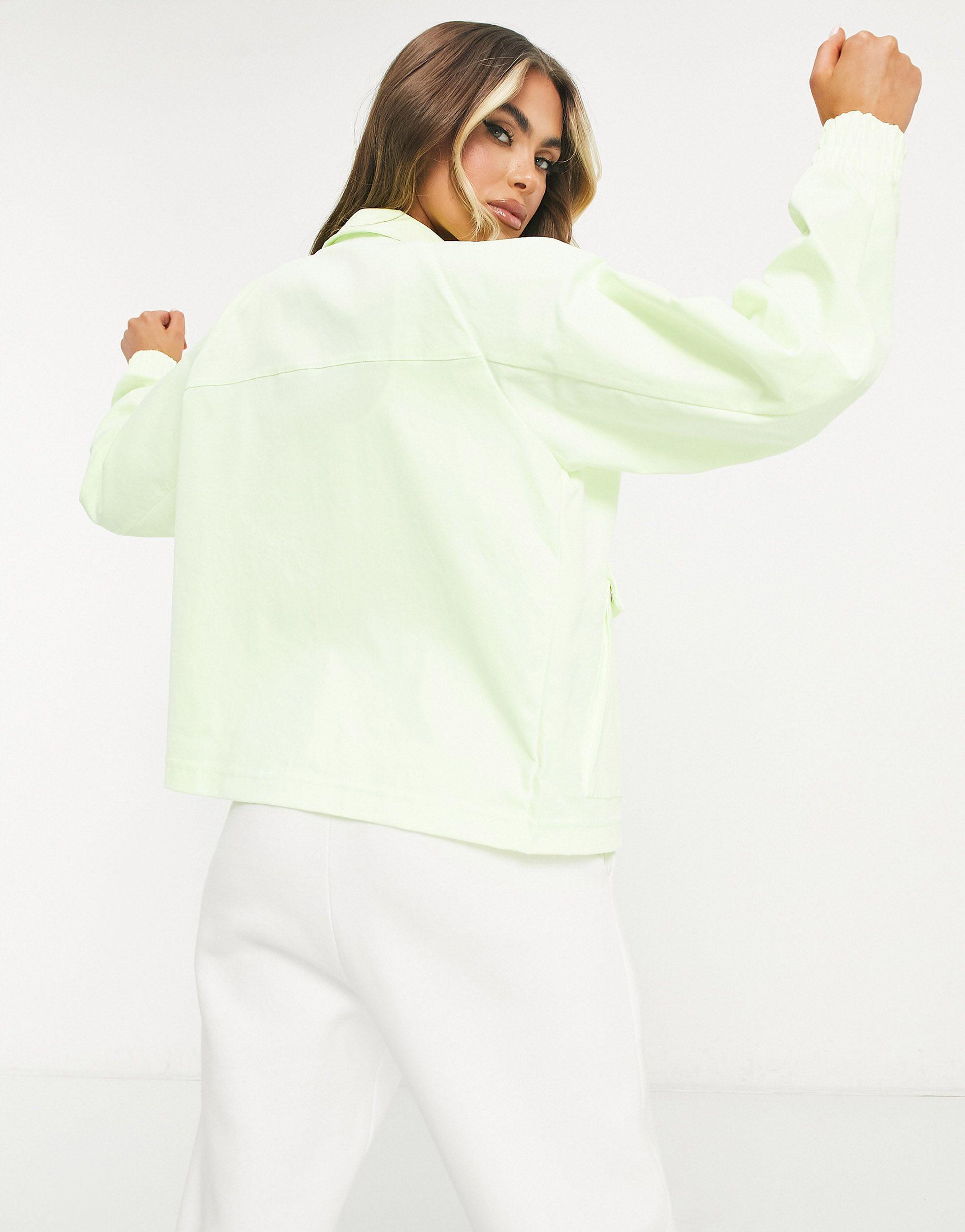 Nike Swoosh Woven Utility Jacket in 