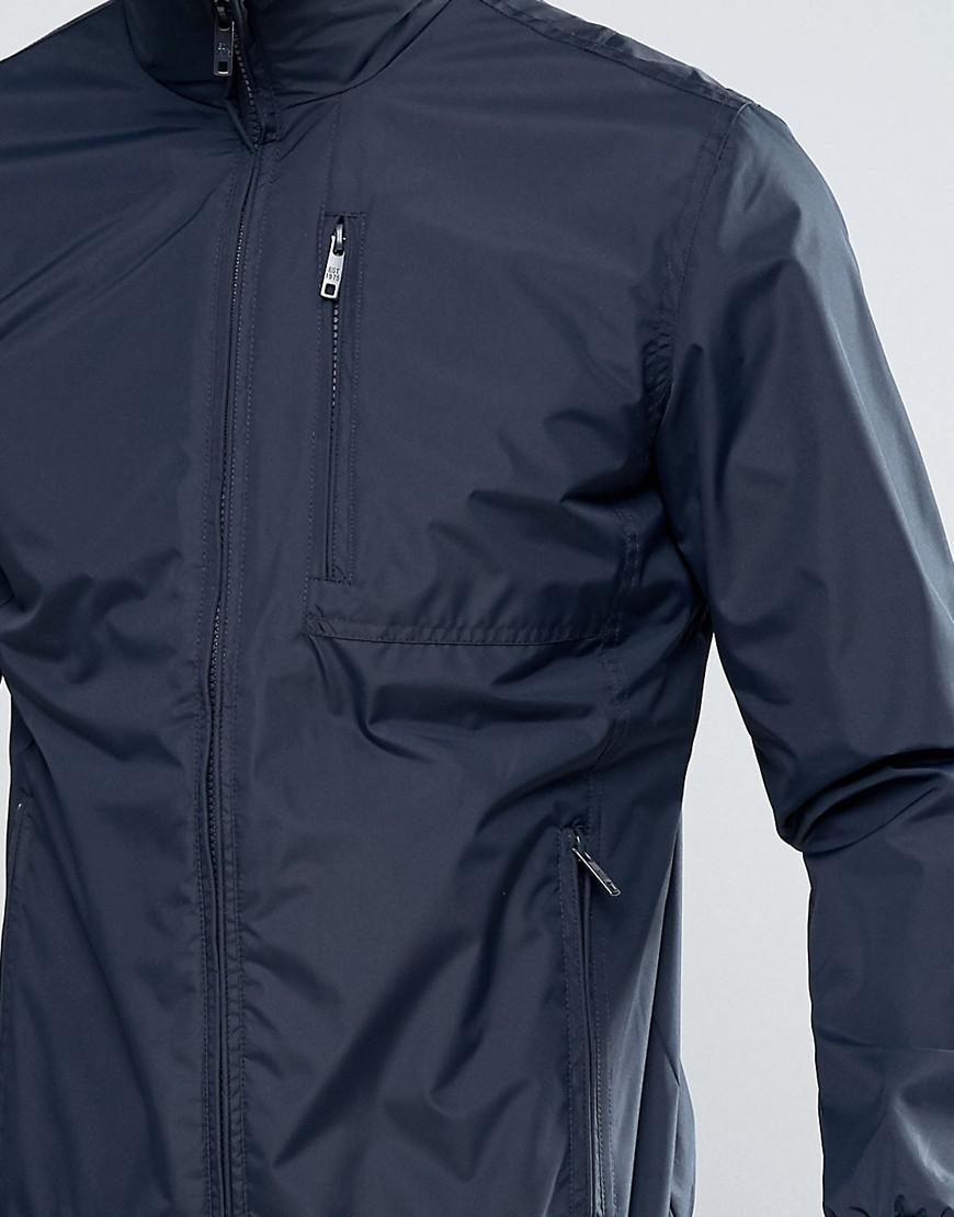 Jack & Jones Premium Harrington Jacket in Blue for Men | Lyst
