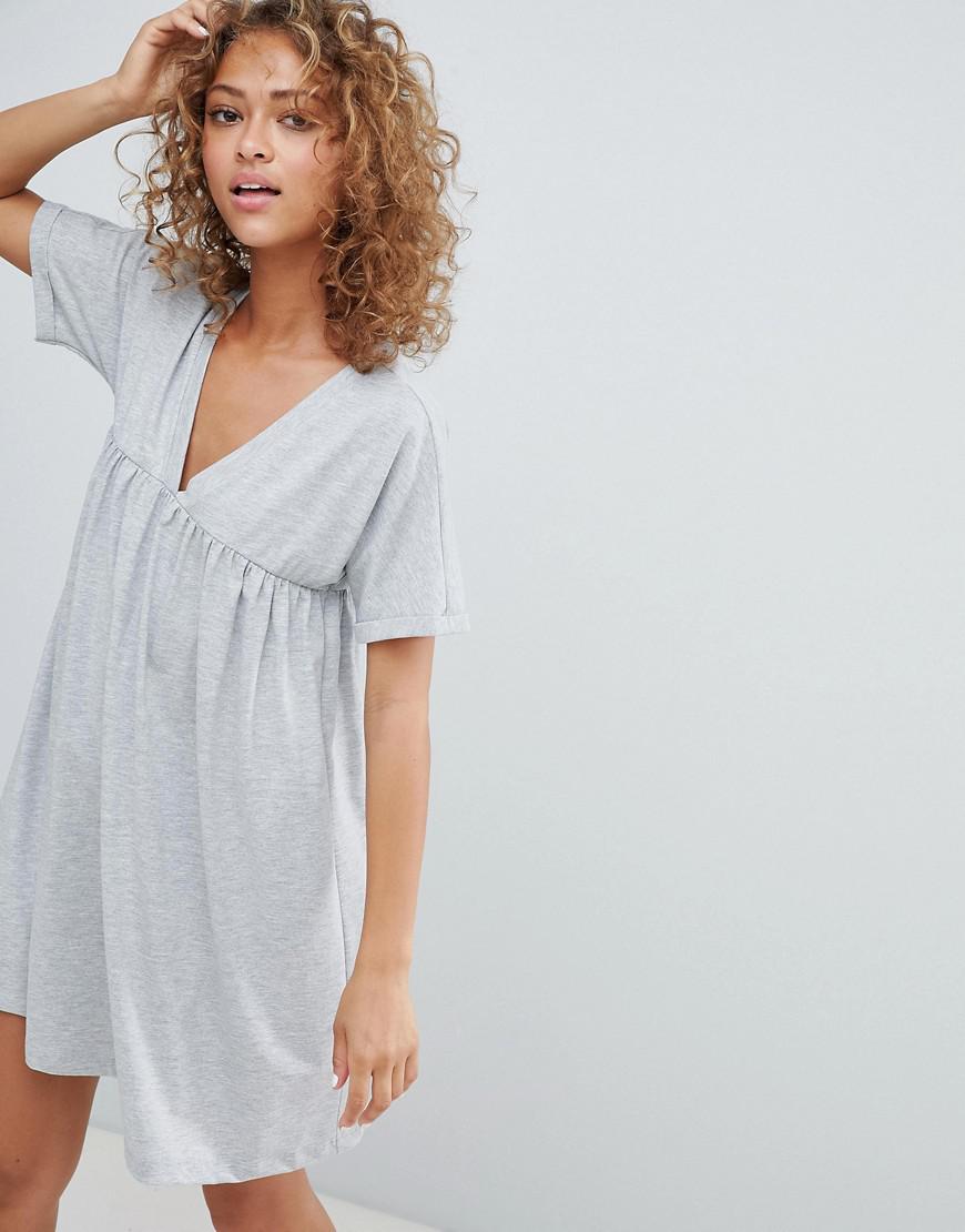 asos cotton smock dress