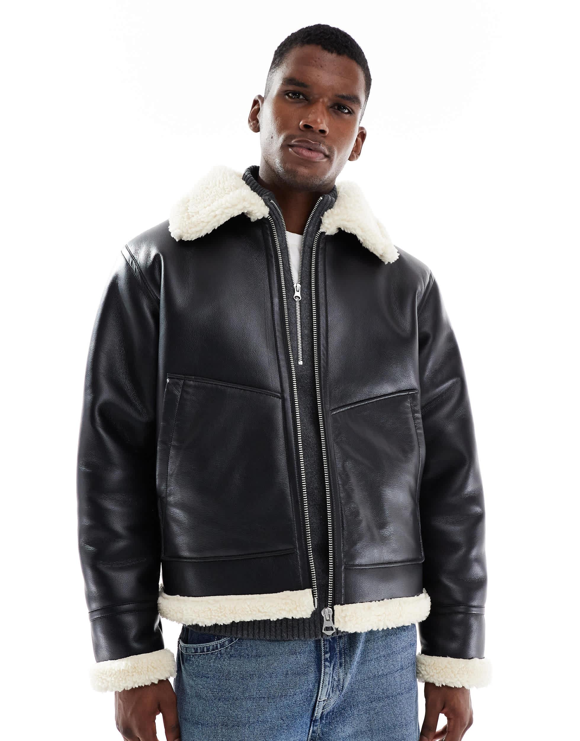 Leather Jacket Core Jack And Jones Jacke Men's Jack Jones Jackets