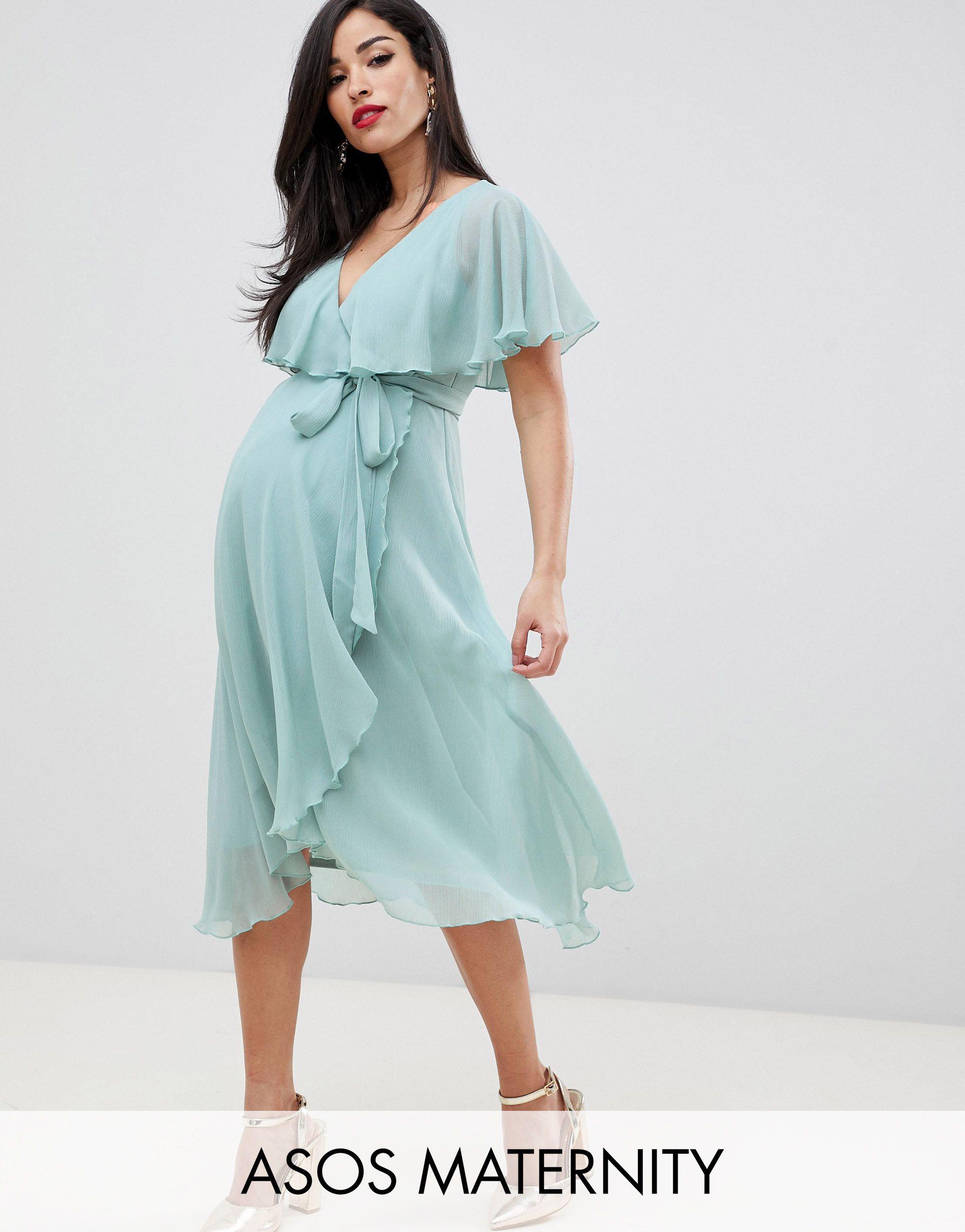 asos maternity midi dress