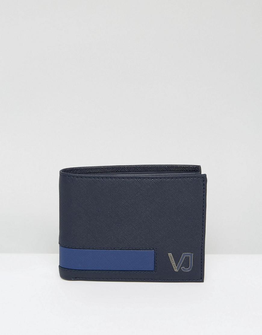Versace Jeans Couture Leather Wallet In 